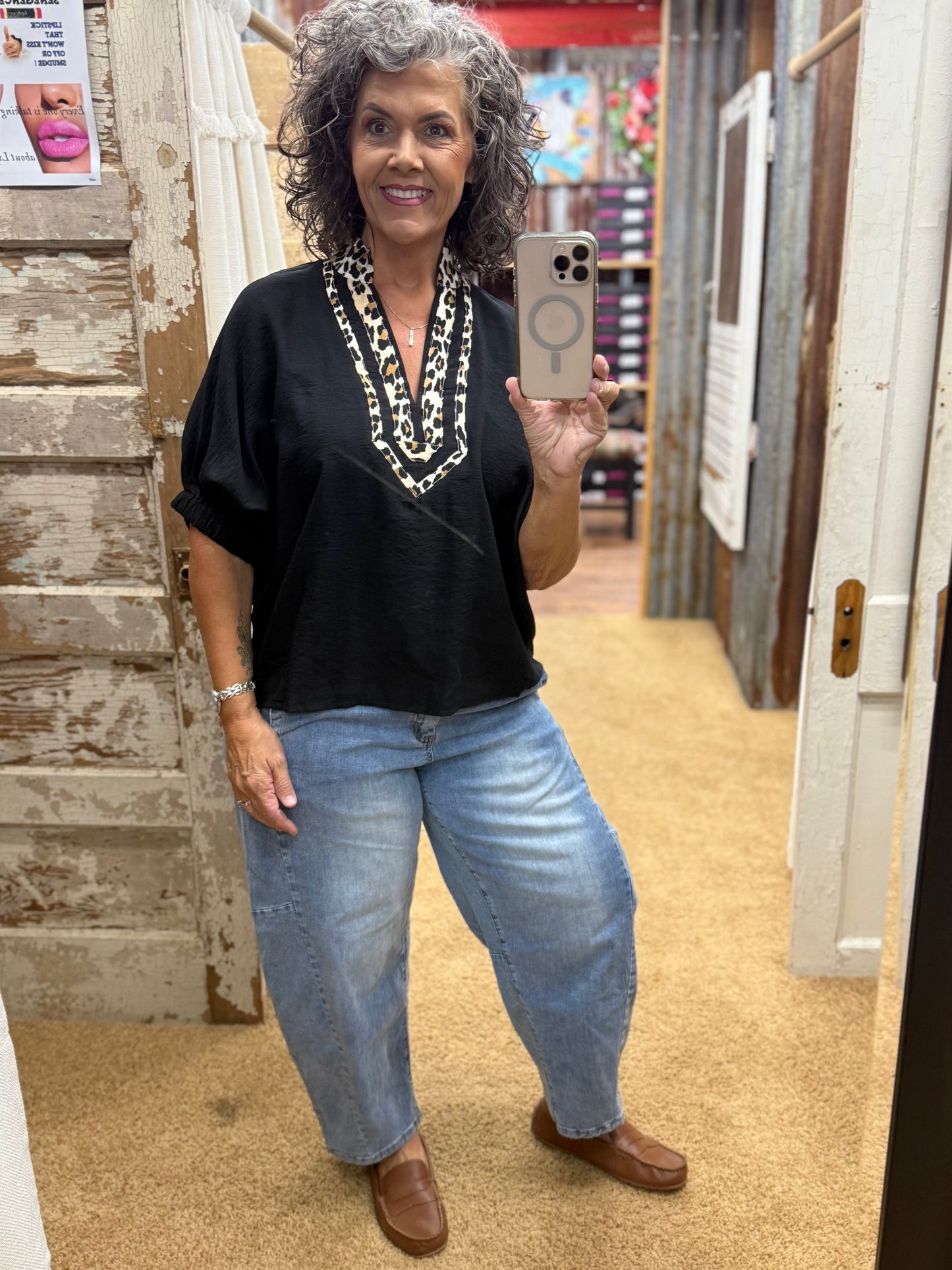 Black Exotic Blouse