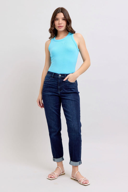 Judy Blue High Waist Boyfriend Jeans 82646