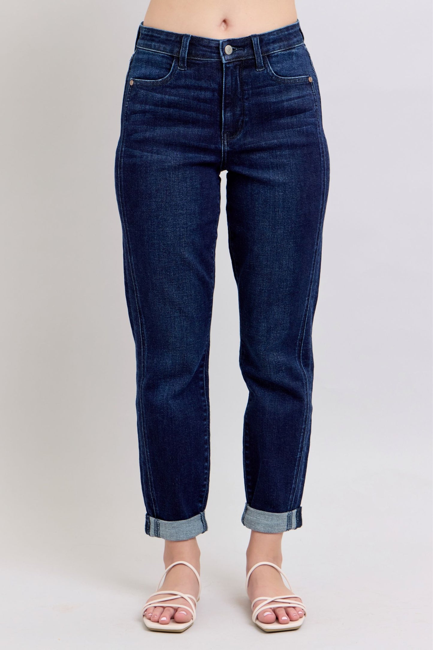 Judy Blue High Waist Boyfriend Jeans 82646