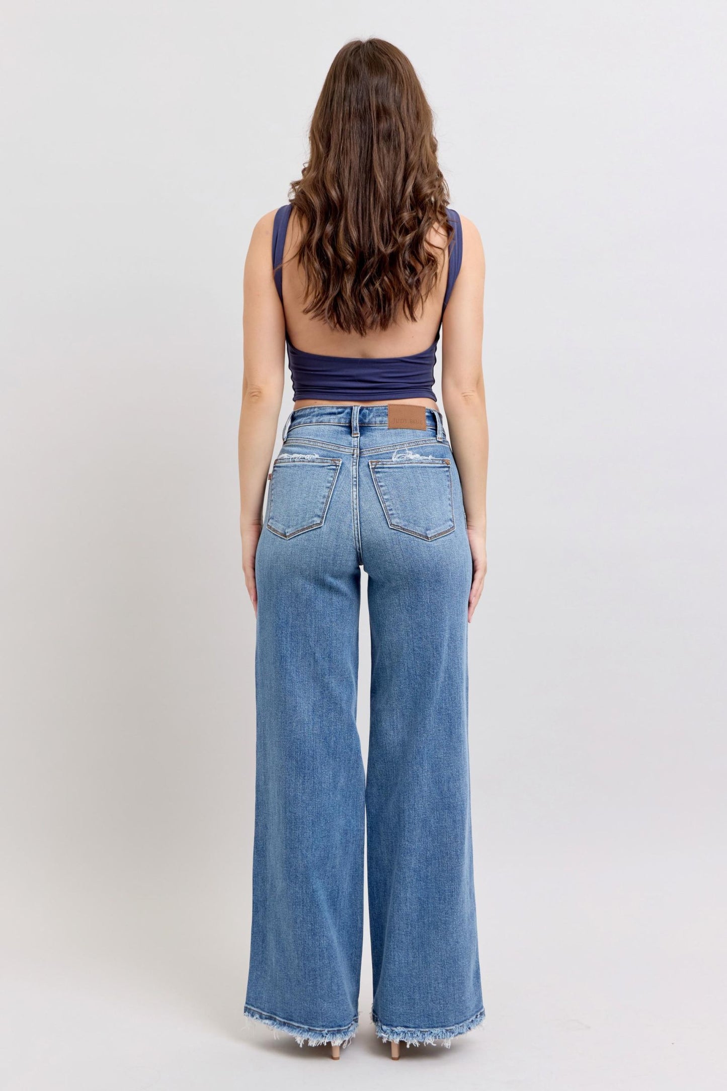 Judy Blue High Waist Retro Wide Fit Jeans 82648