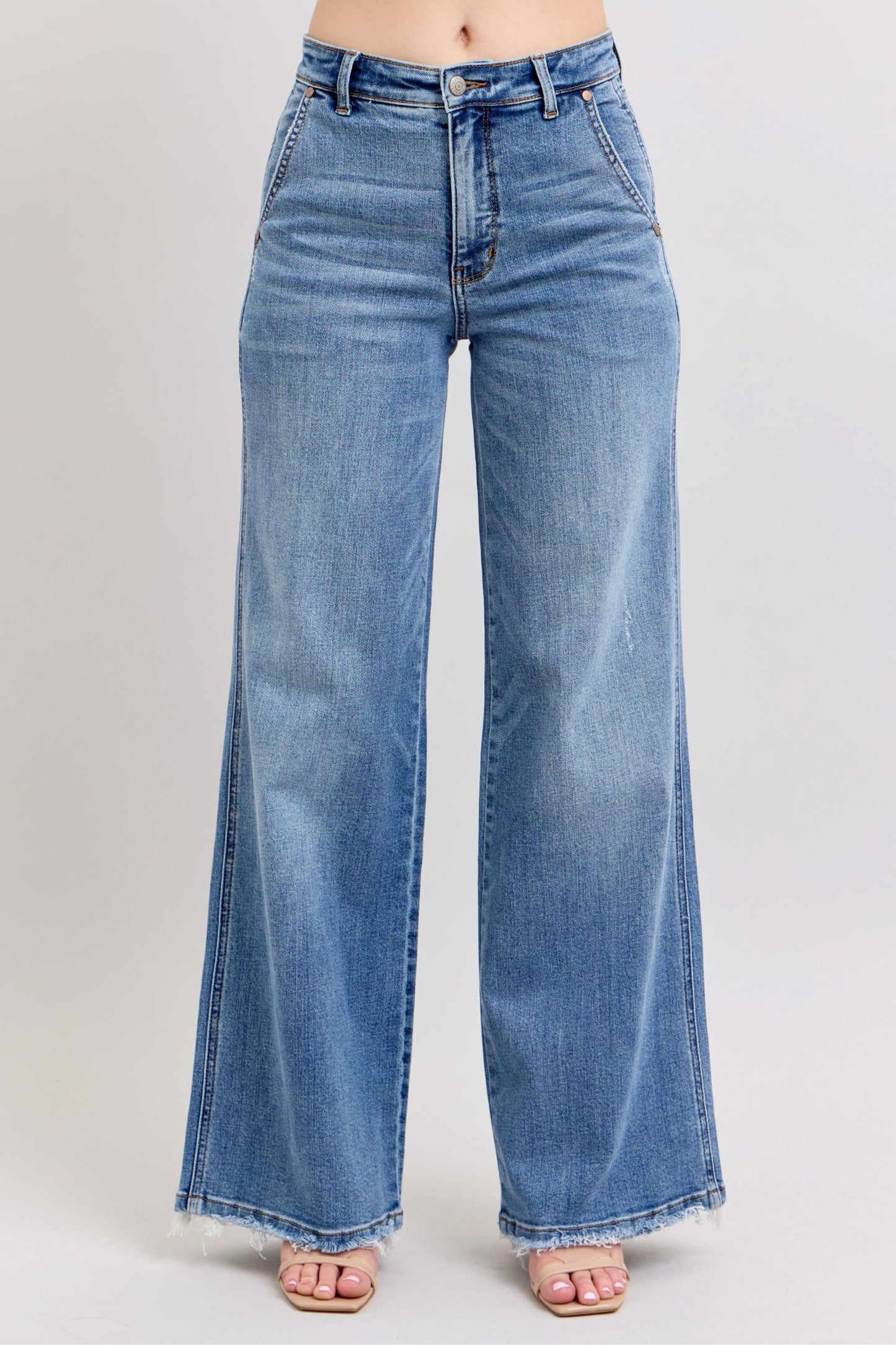 Judy Blue High Waist Retro Wide Fit Jeans 82648