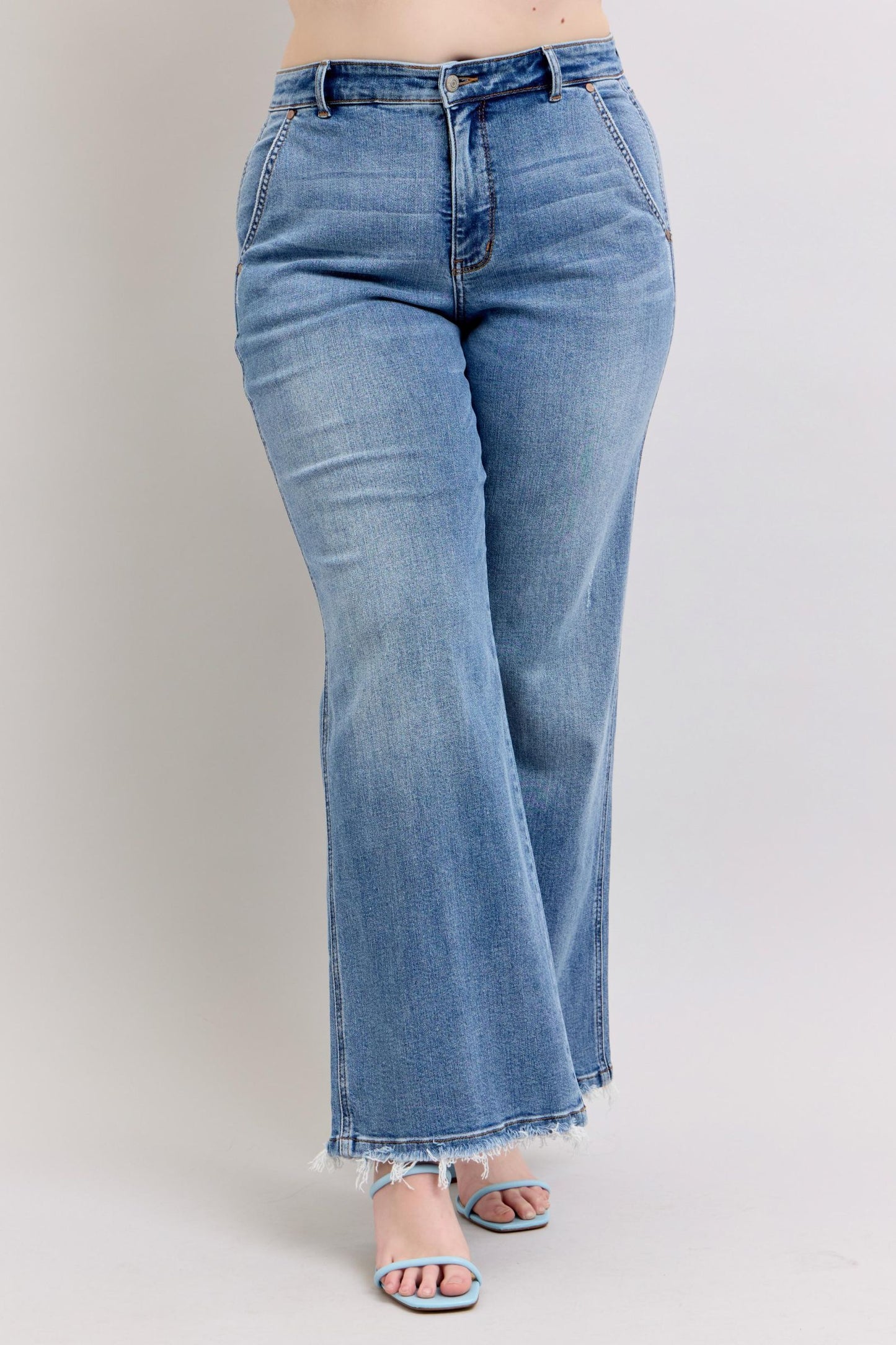 Judy Blue High Waist Retro Wide Fit Jeans 82648