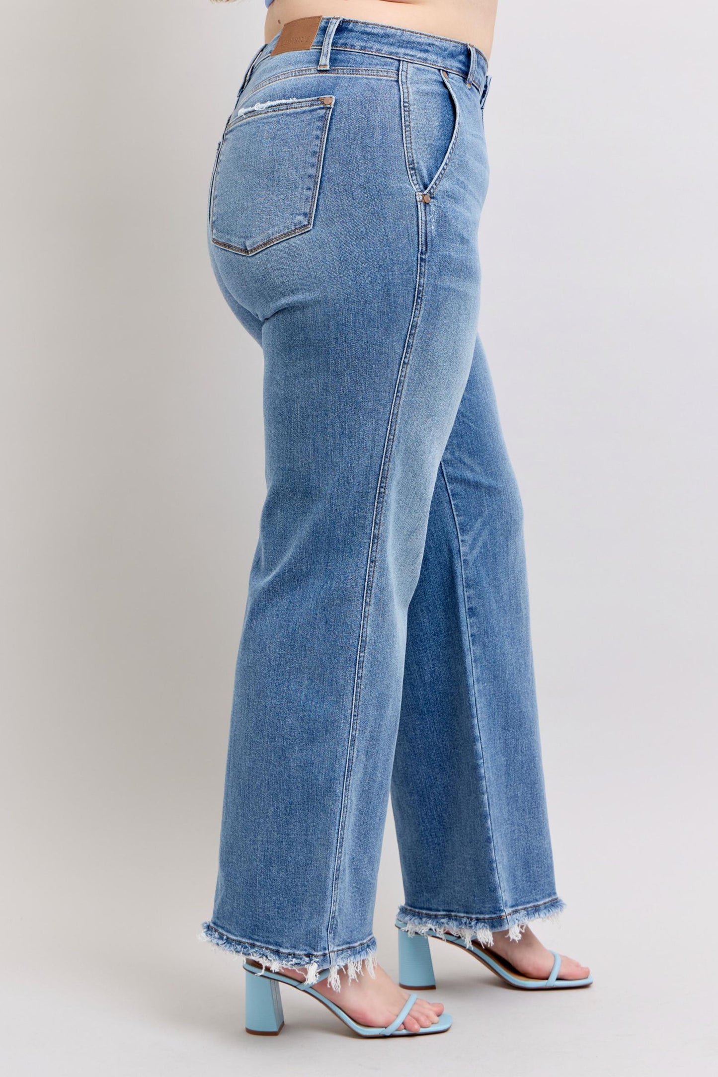 Judy Blue High Waist Retro Wide Fit Jeans 82648