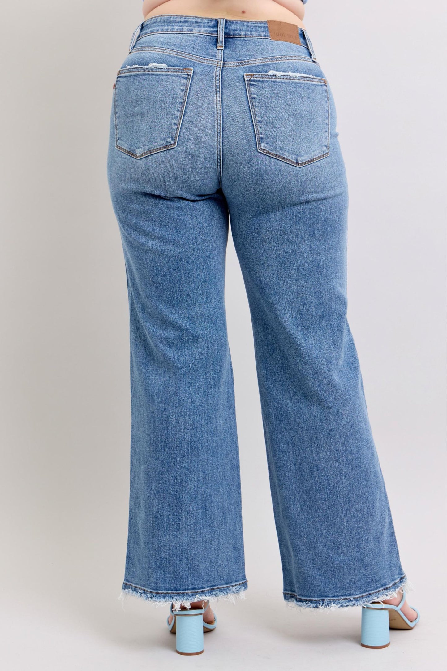 Judy Blue High Waist Retro Wide Fit Jeans 82648