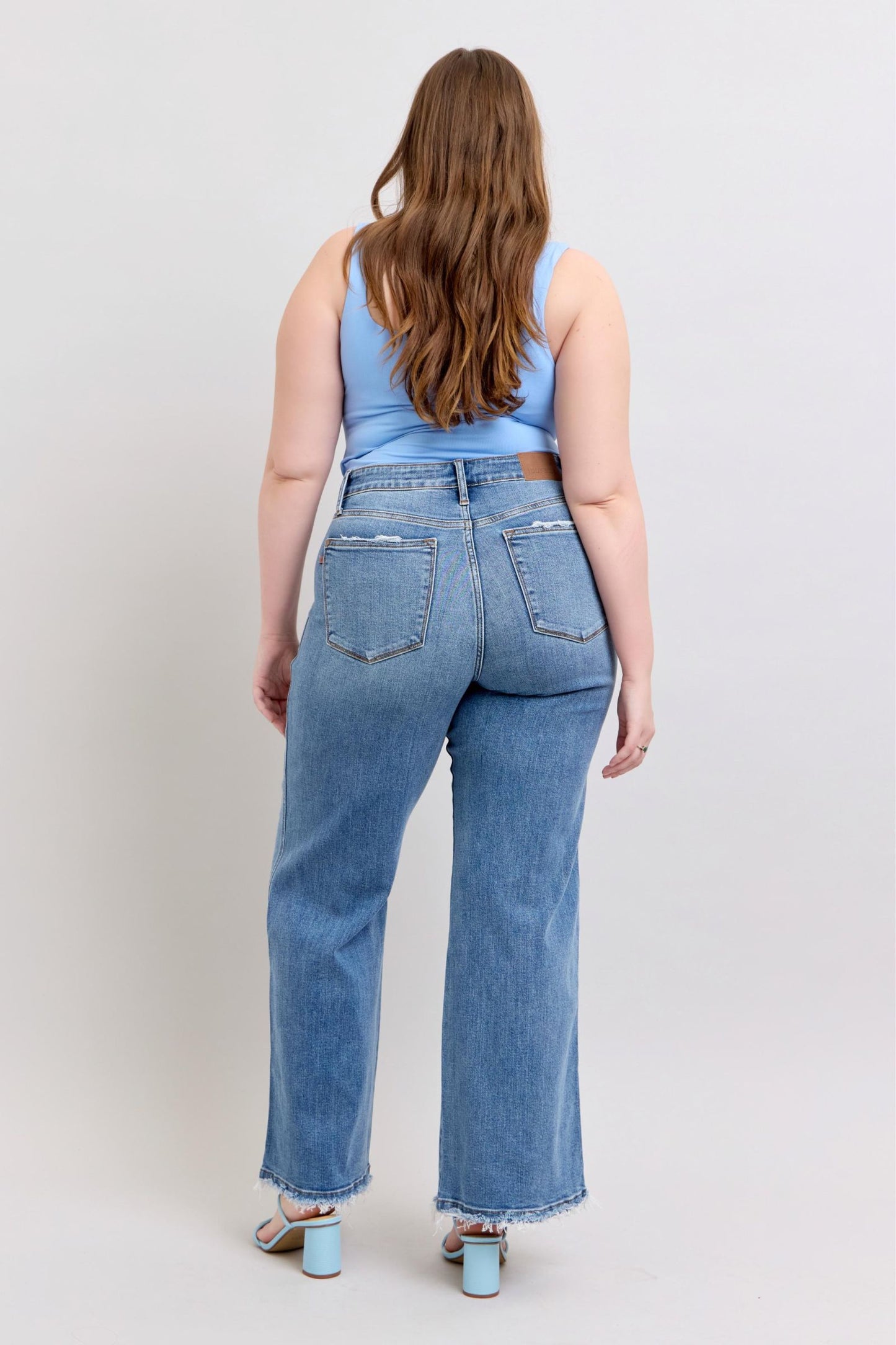 Judy Blue High Waist Retro Wide Fit Jeans 82648