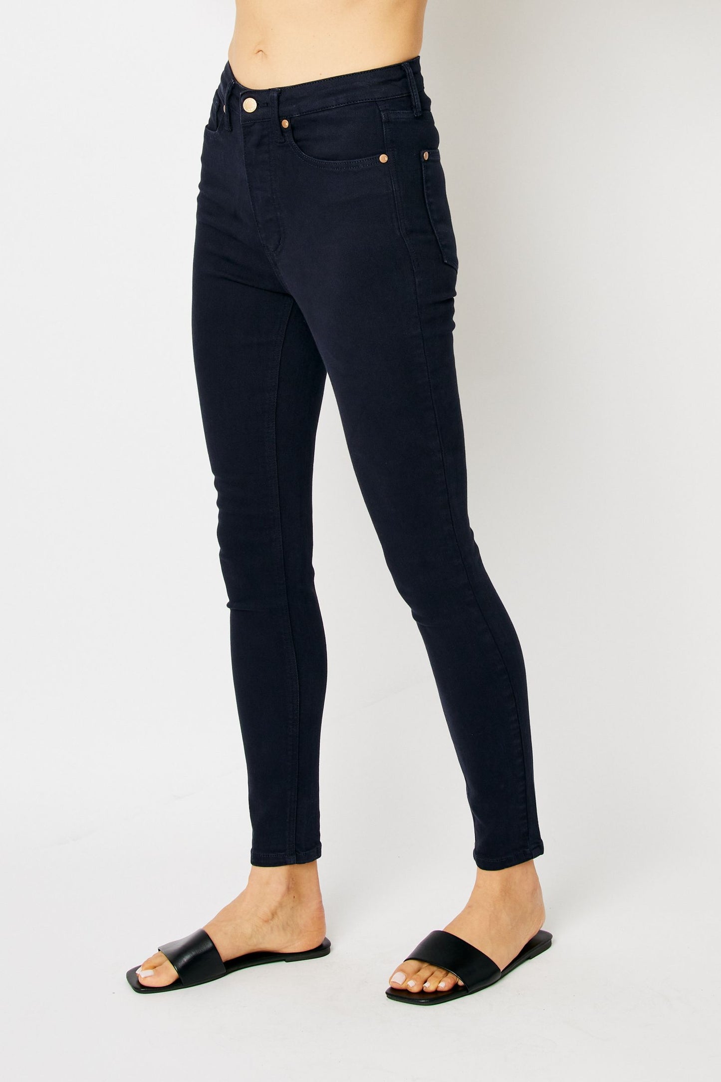 Sale* Judy Blue HW Navy Tummy Control Skinny 88791