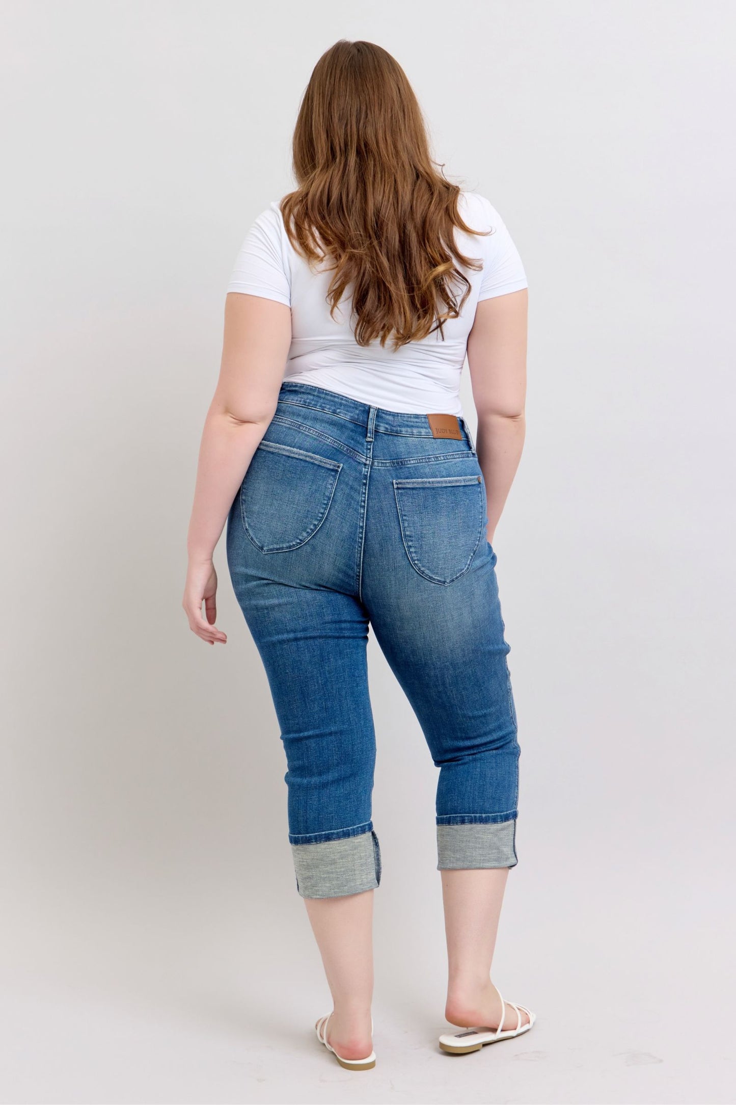 Judy Blue High Waist Tummy Control Capri 78114