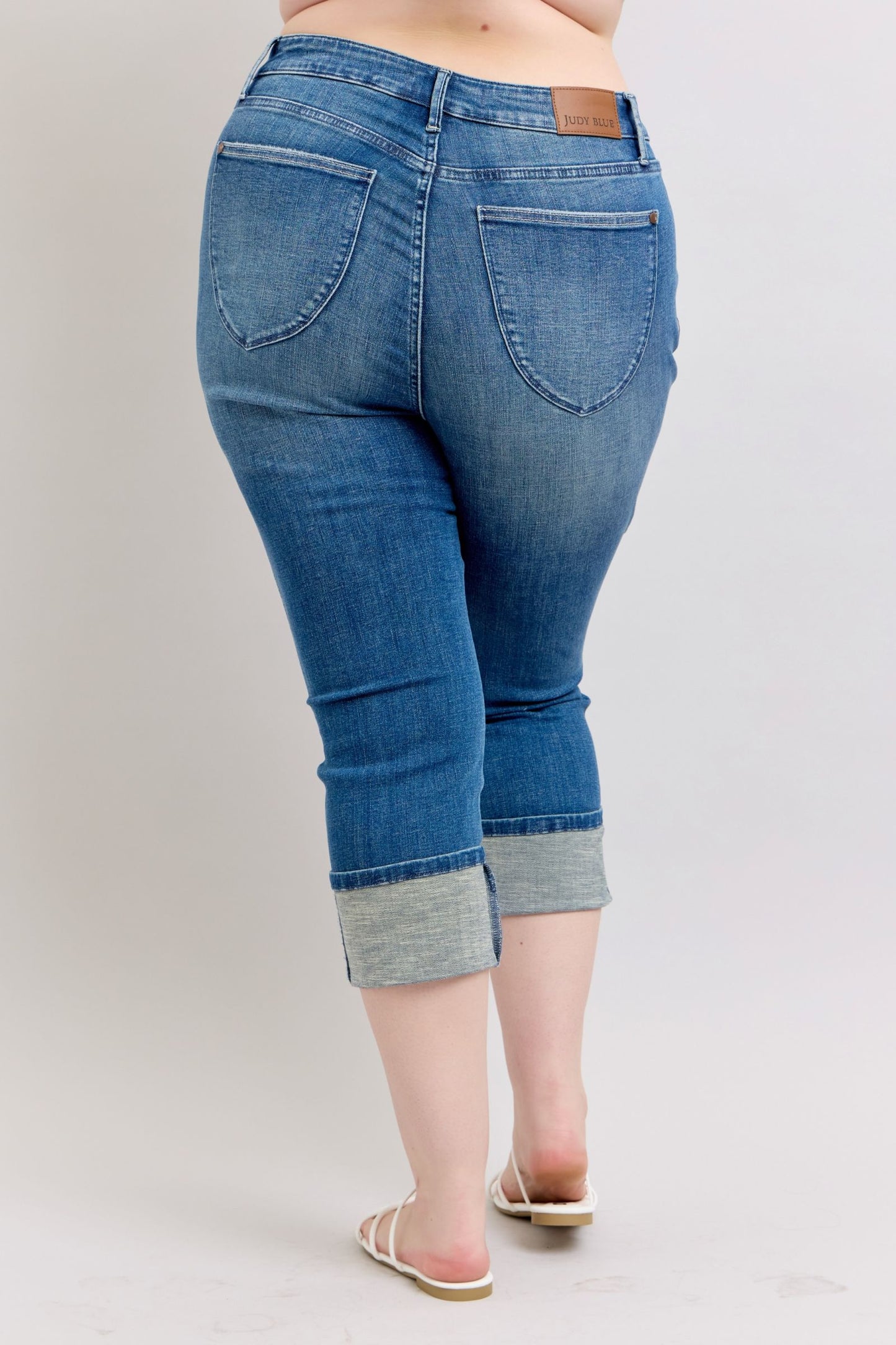 Judy Blue High Waist Tummy Control Capri 78114