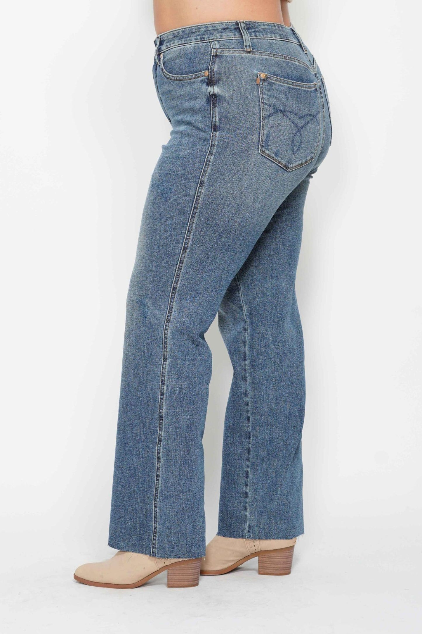 SALE* Judy Blue High Waist Tummy Control Straight Jean 88848