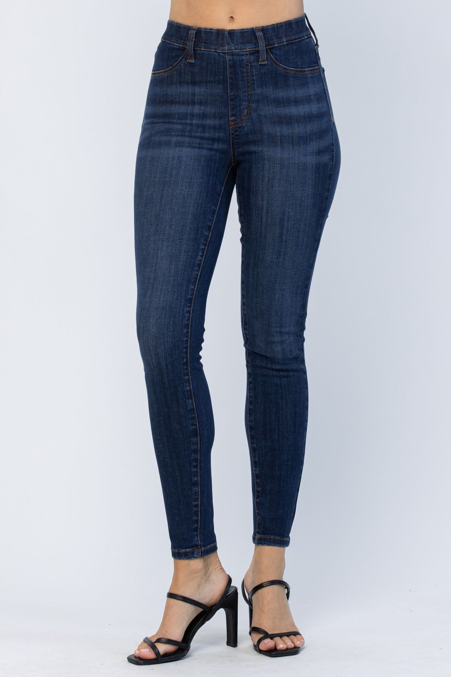 SALE* Judy Blue HW Pull-On Skinny Jeans 88539