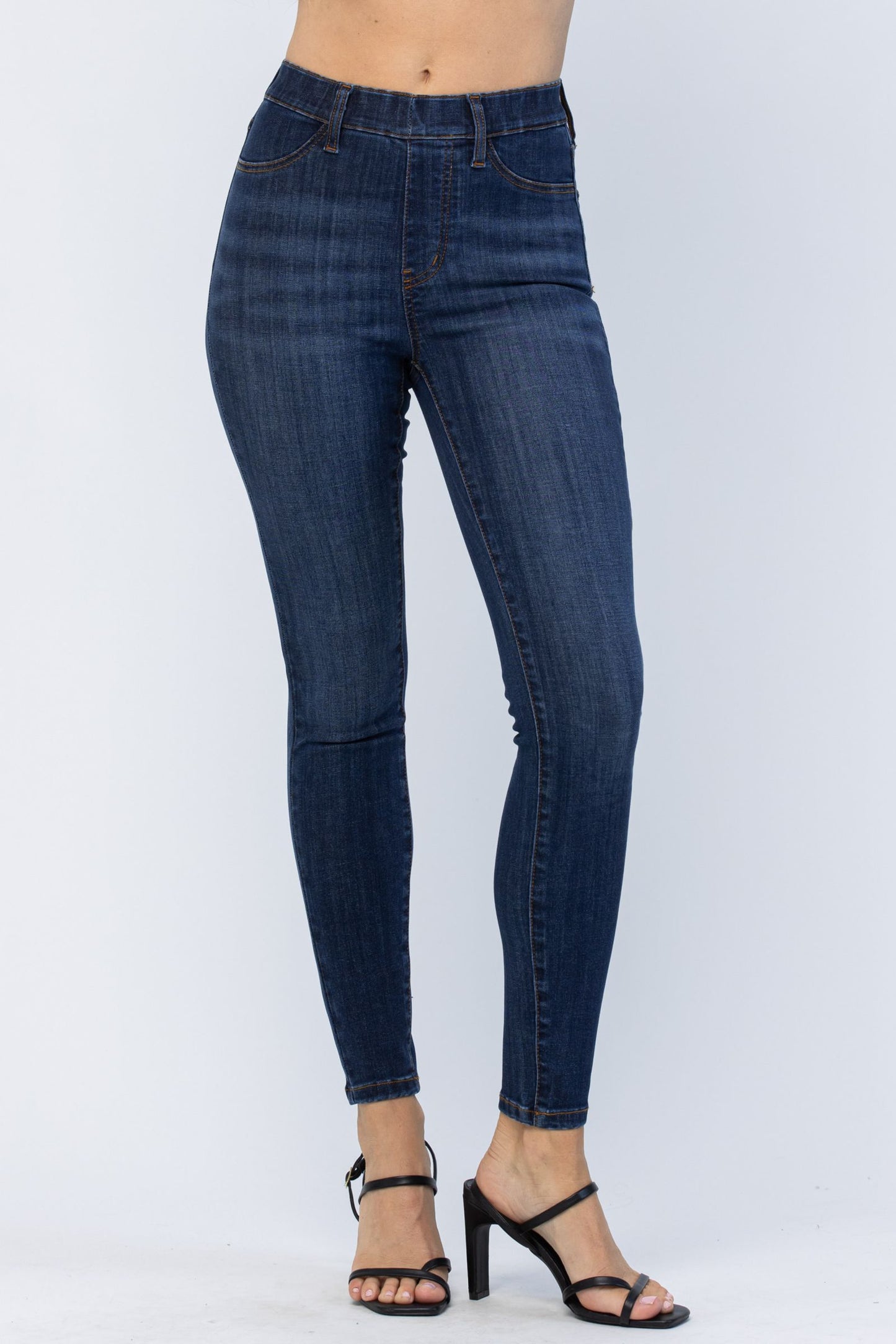 SALE* Judy Blue HW Pull-On Skinny Jeans 88539