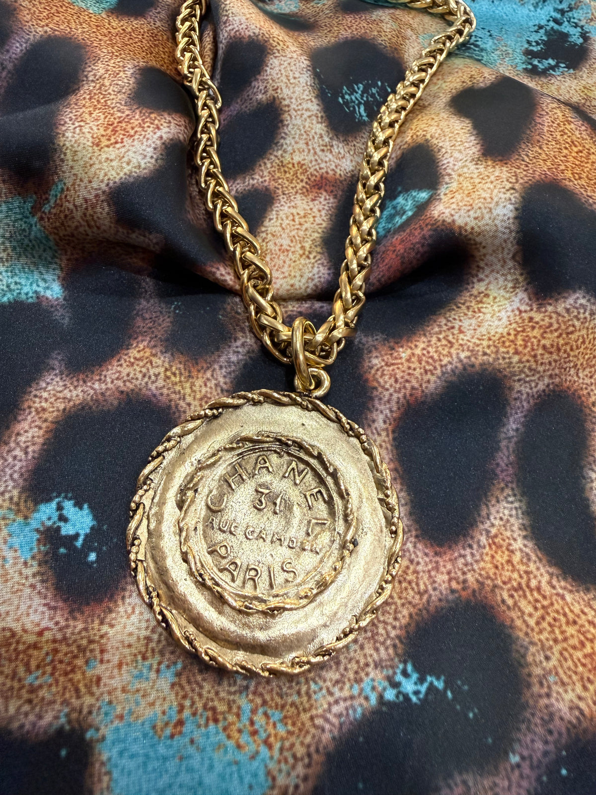 Parisian Gold Medallion Necklace
