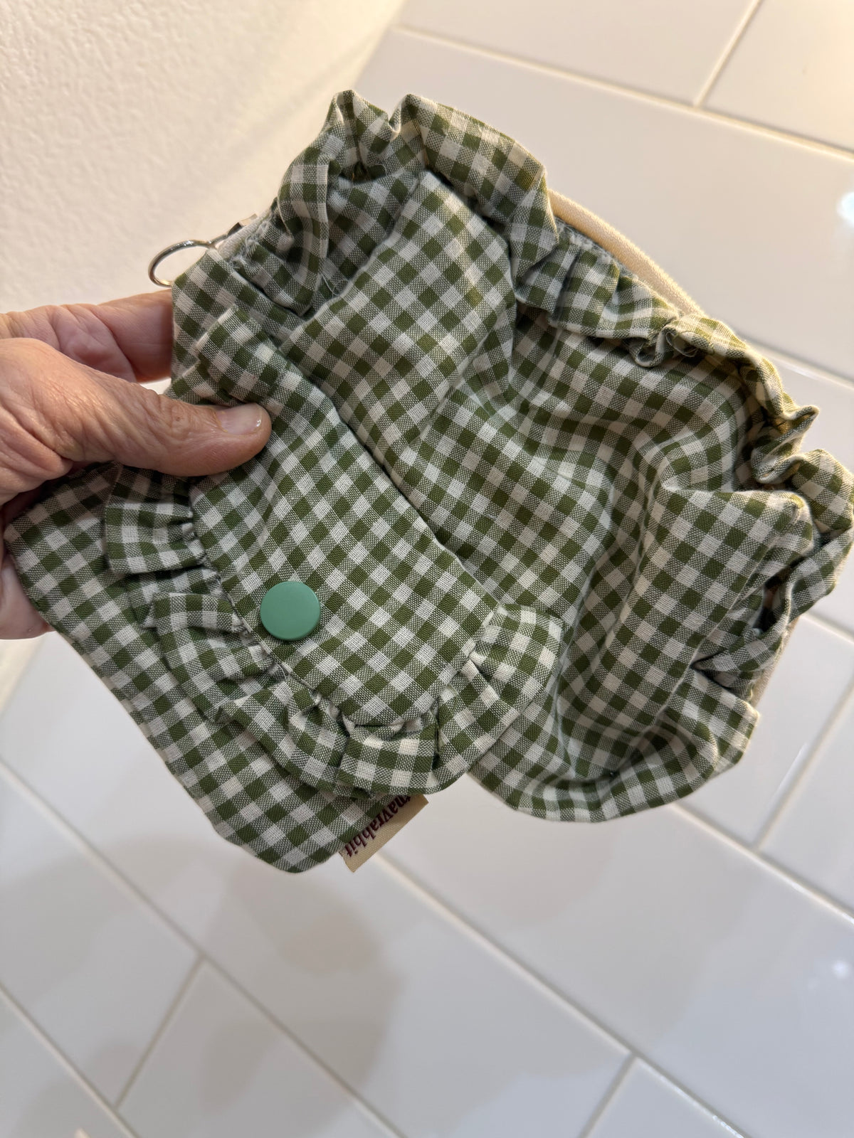 Ruffle Cosmetic Bag
