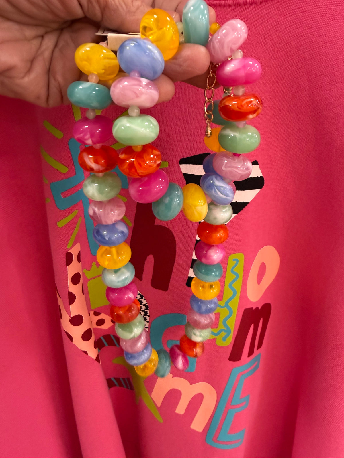 Candy Crush Necklace & Bracelet Set