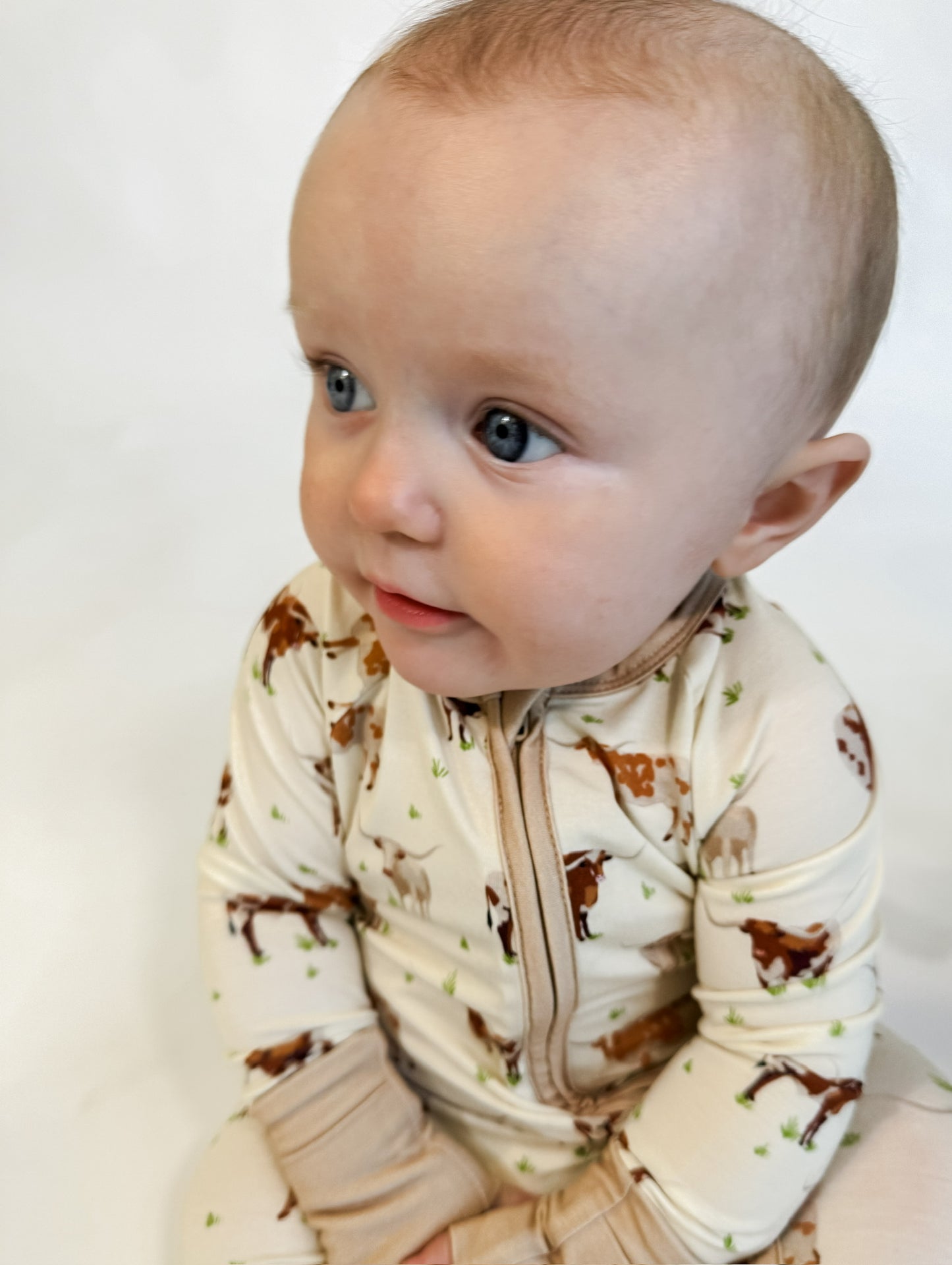LS Zip PJ- Longhorns 0-3 mo
