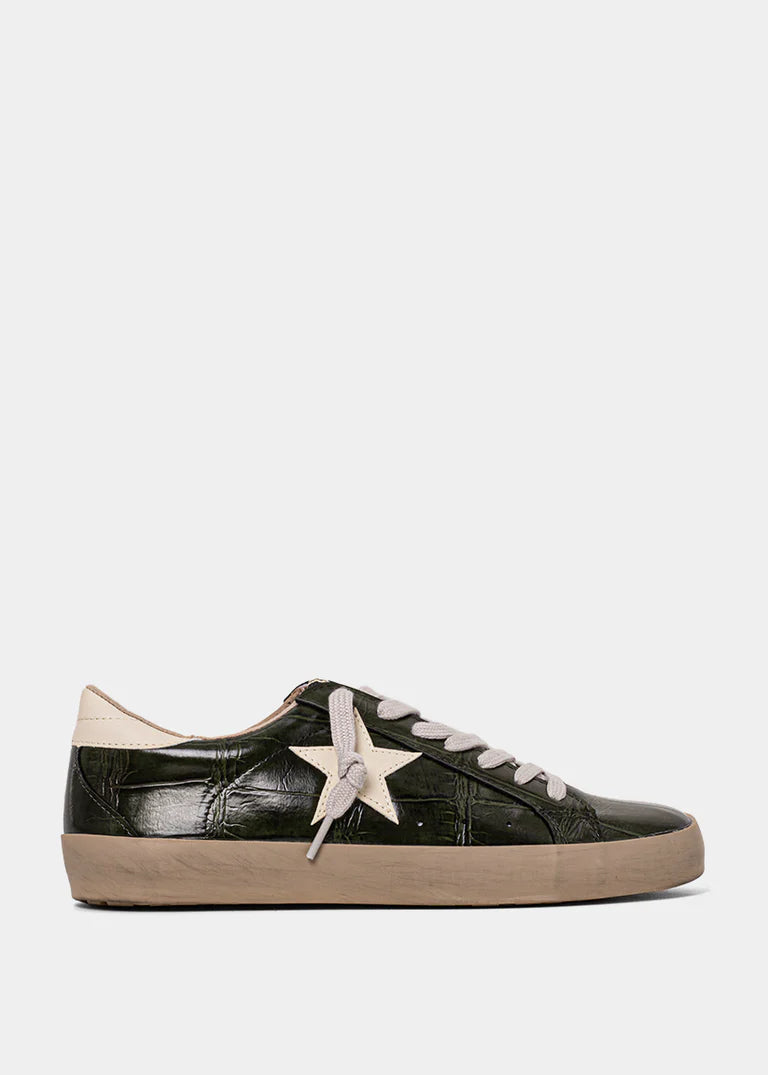 ShuShop Olive Croco PAULA Sneaker