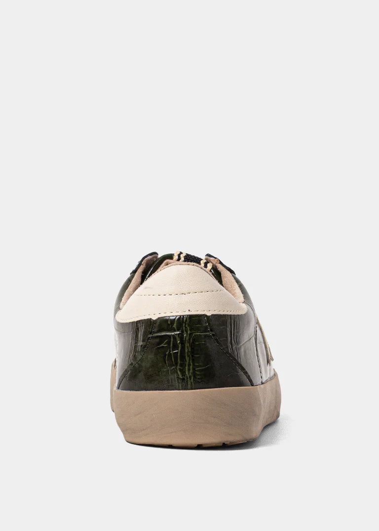 ShuShop Olive Croco PAULA Sneaker
