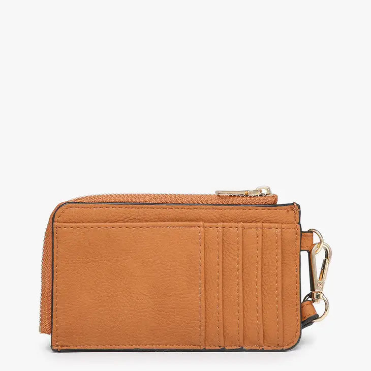 Annalise Brown Wallet w/ Cardholders & Zip Compartment