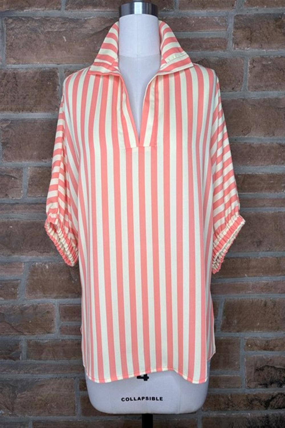 SLOAN STRIPED SUNKISSED BLOUSE