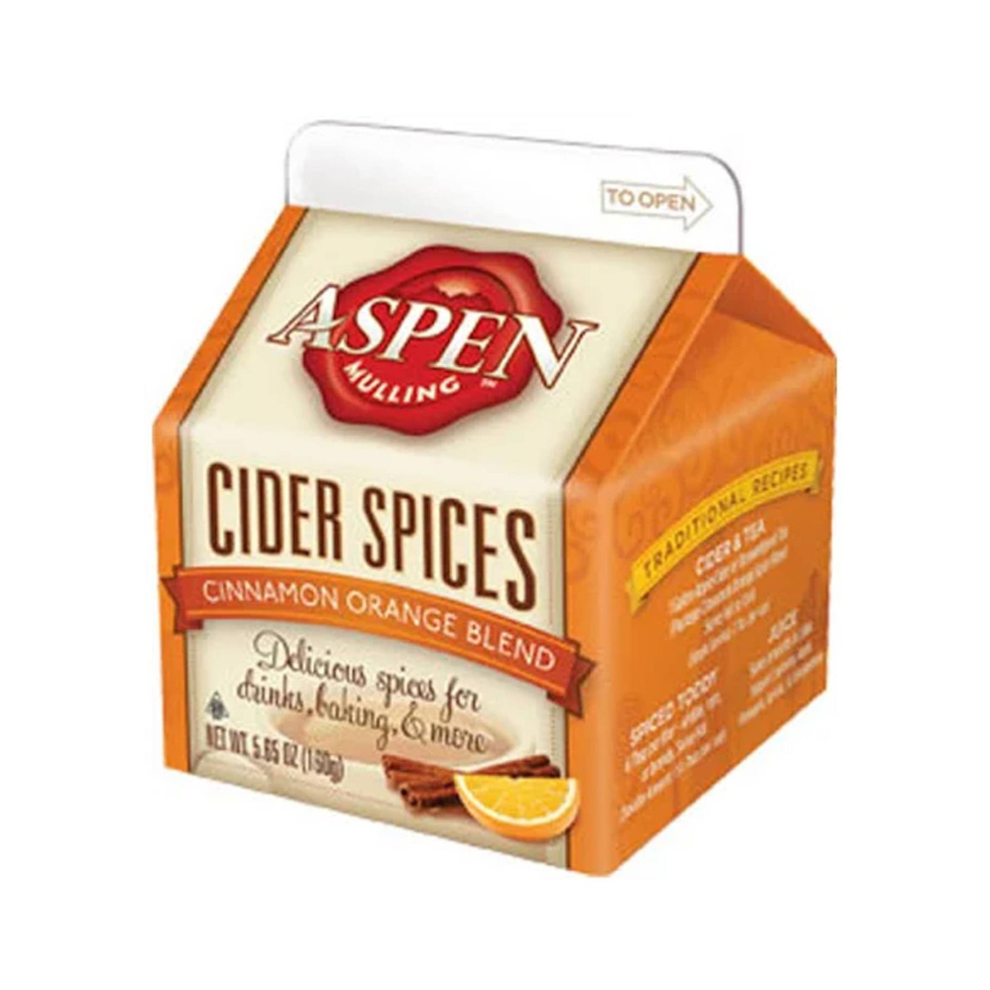 Aspen Mulling Spices - Cinnamon Orange - 5.65oz Carton