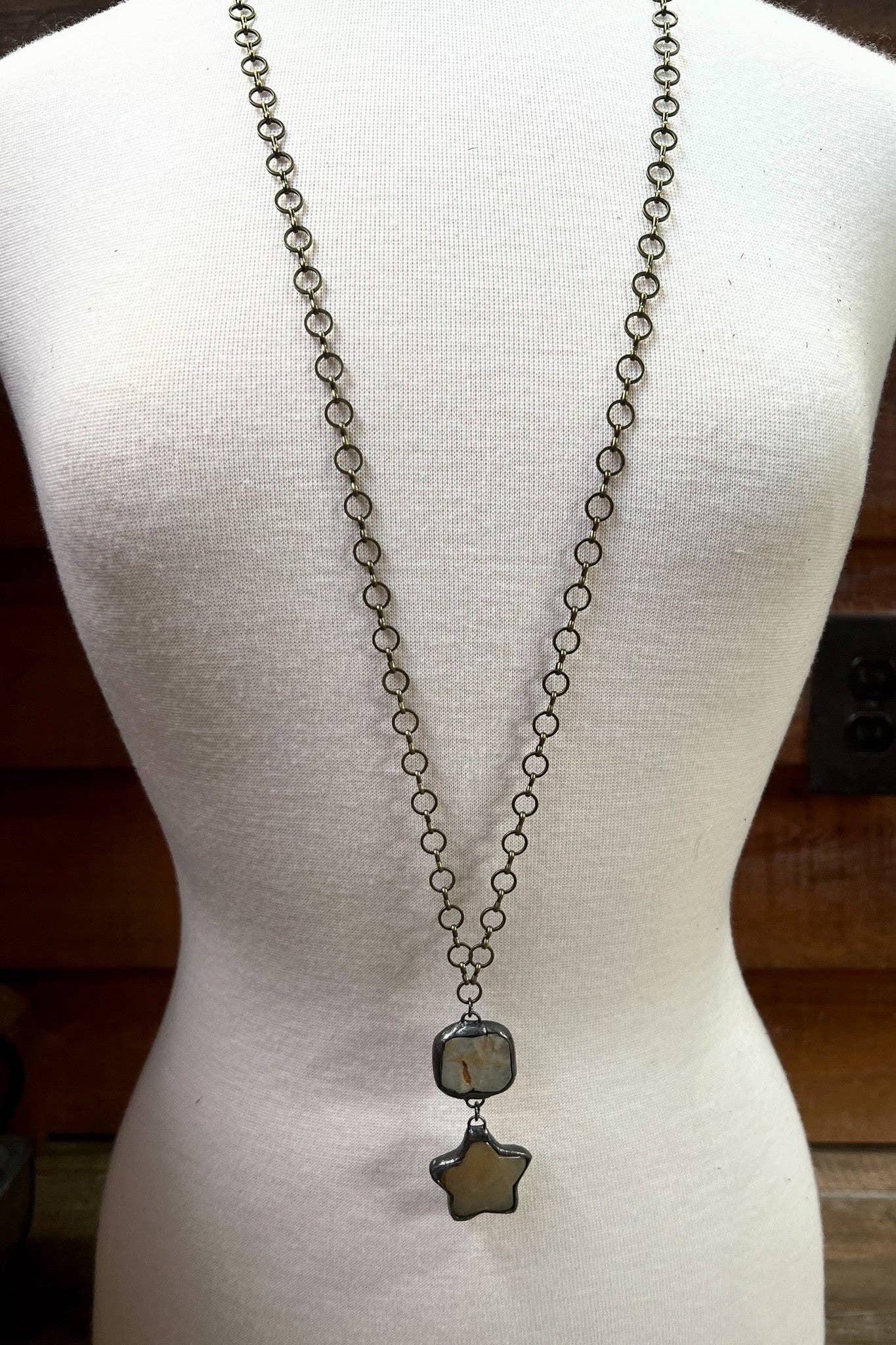 Melissa Necklace Amazonite Set