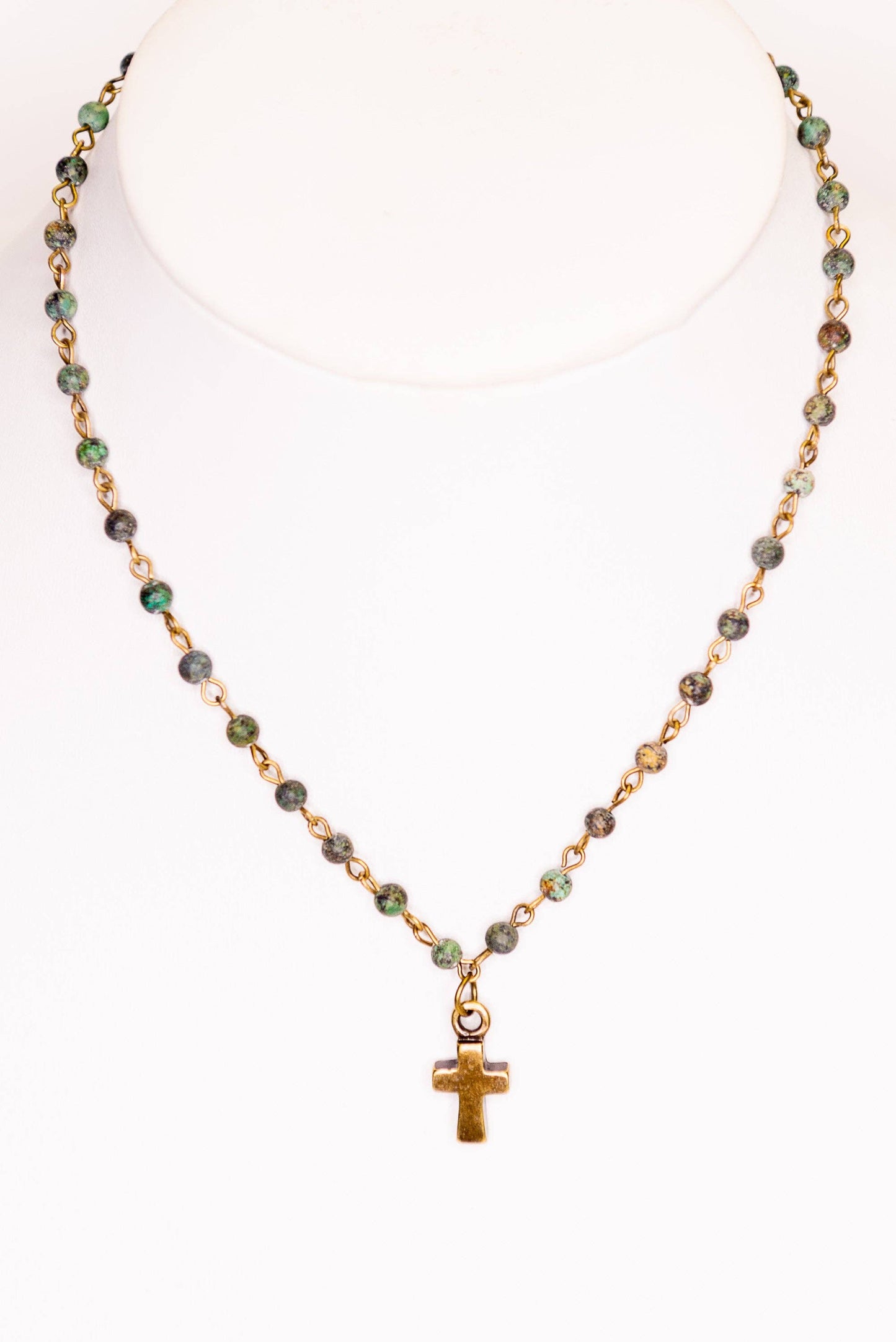 Phoebe Necklace Set in African Turquoise