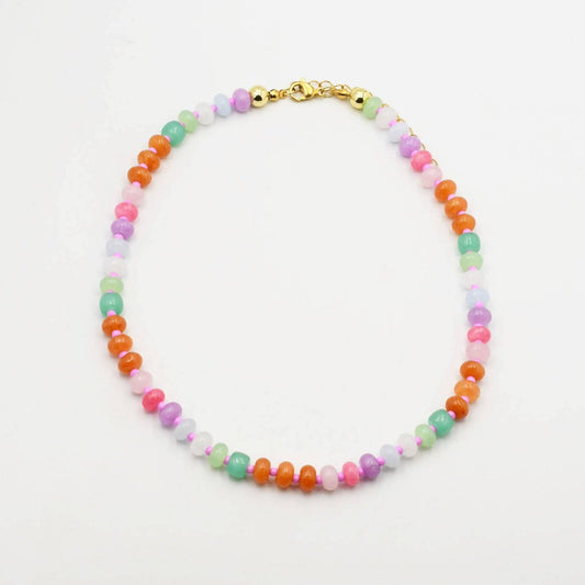 Pastel Gemstone Necklace