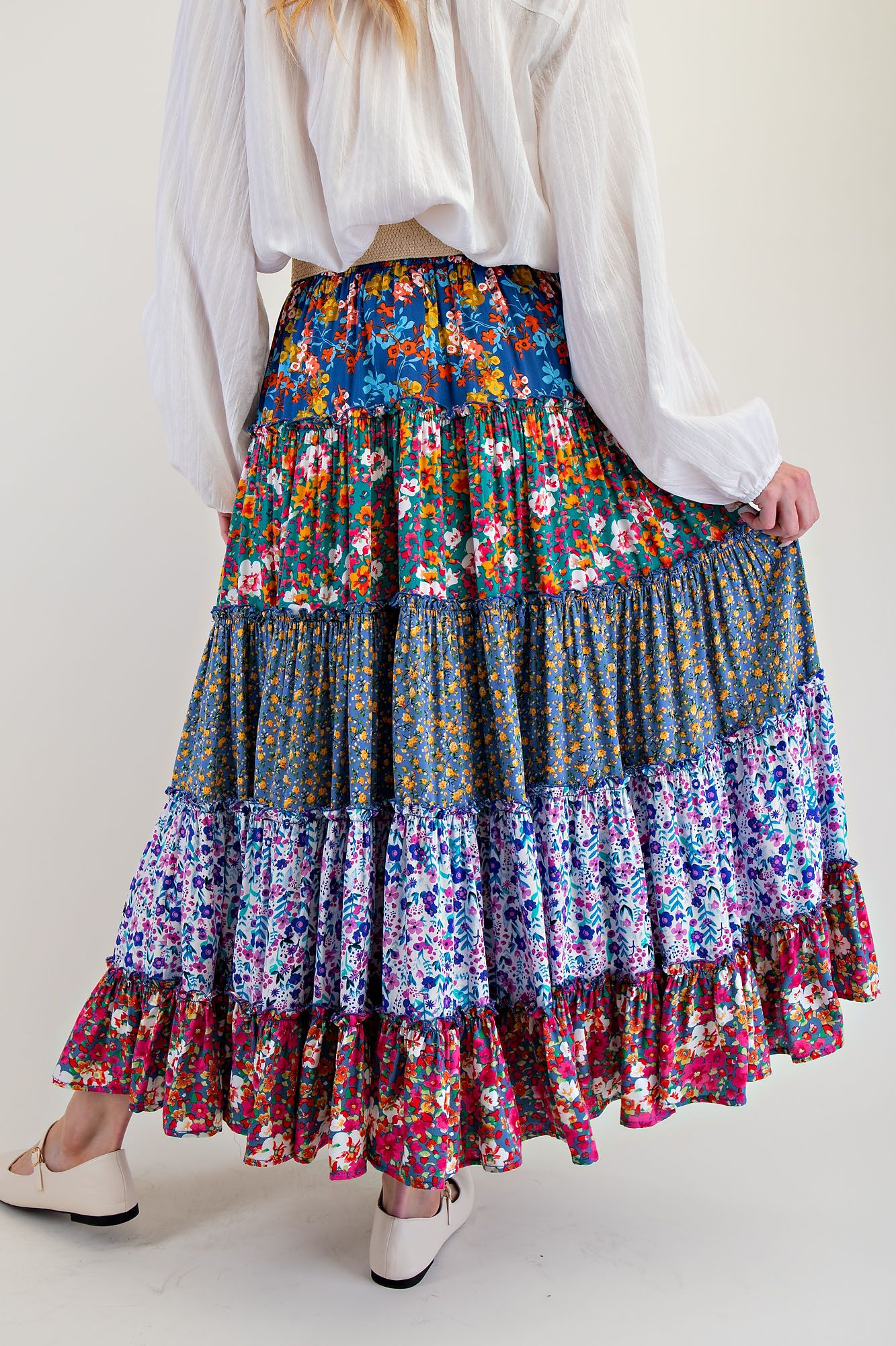 Printed Maxi Skirt (only curvy sizes)