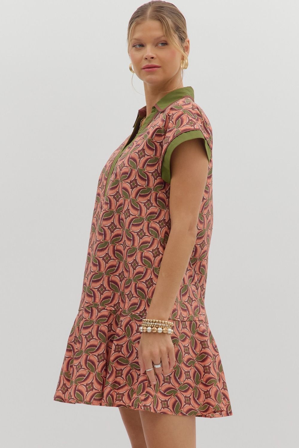 Terra Cotta Dress by Entro