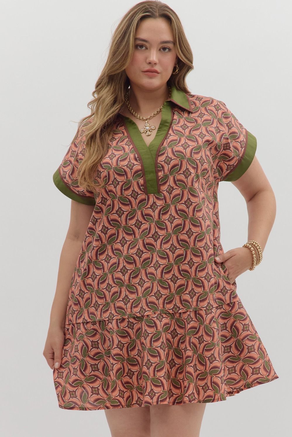 Terra Cotta Dress by Entro