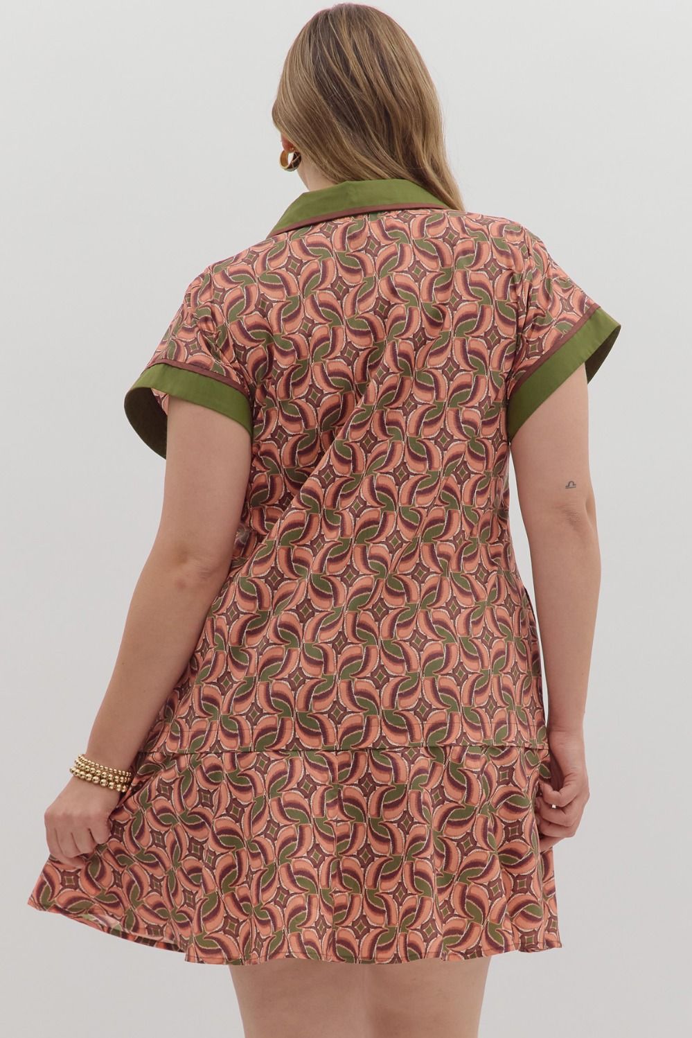 Terra Cotta Dress by Entro