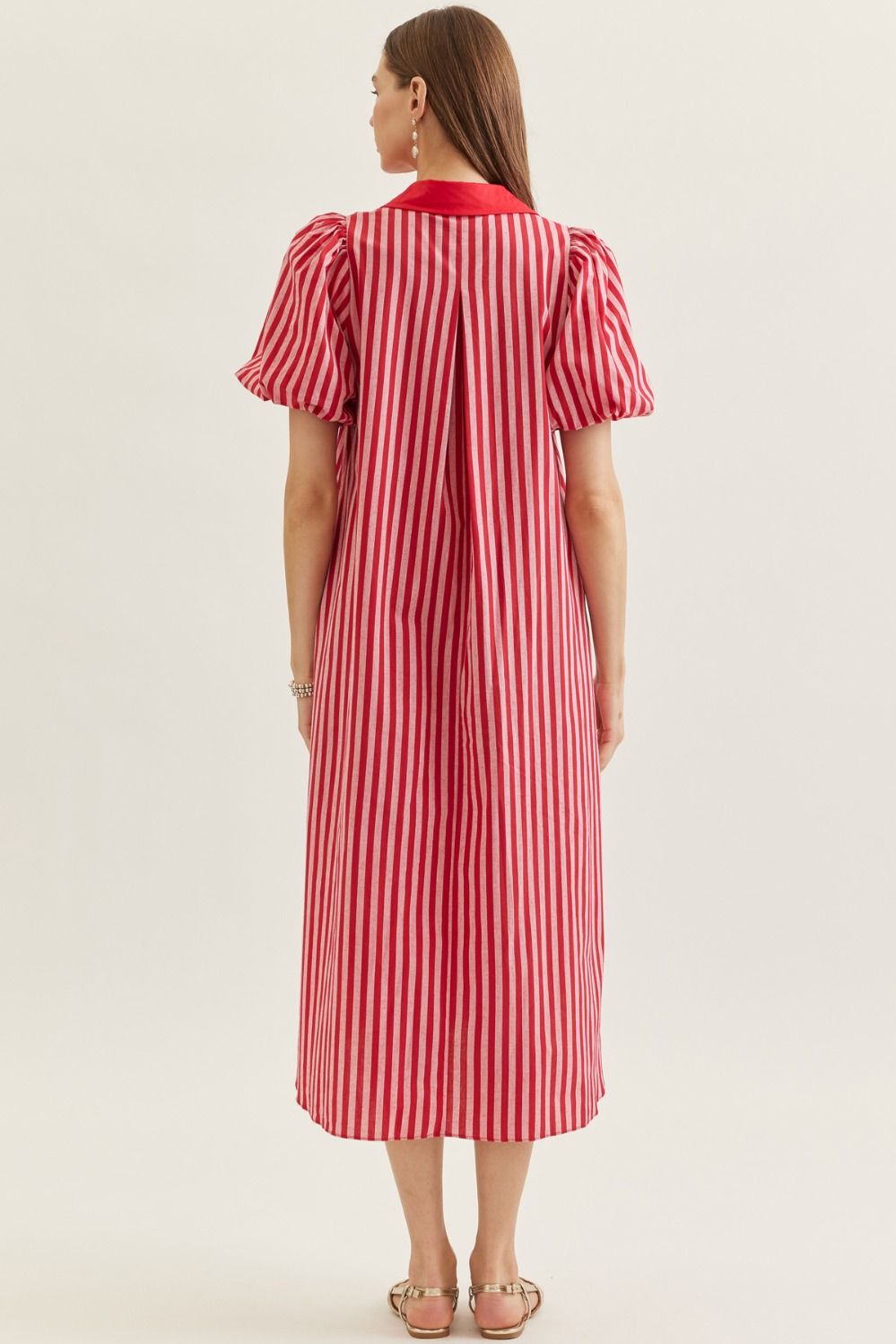 Red Striped Entro Dress