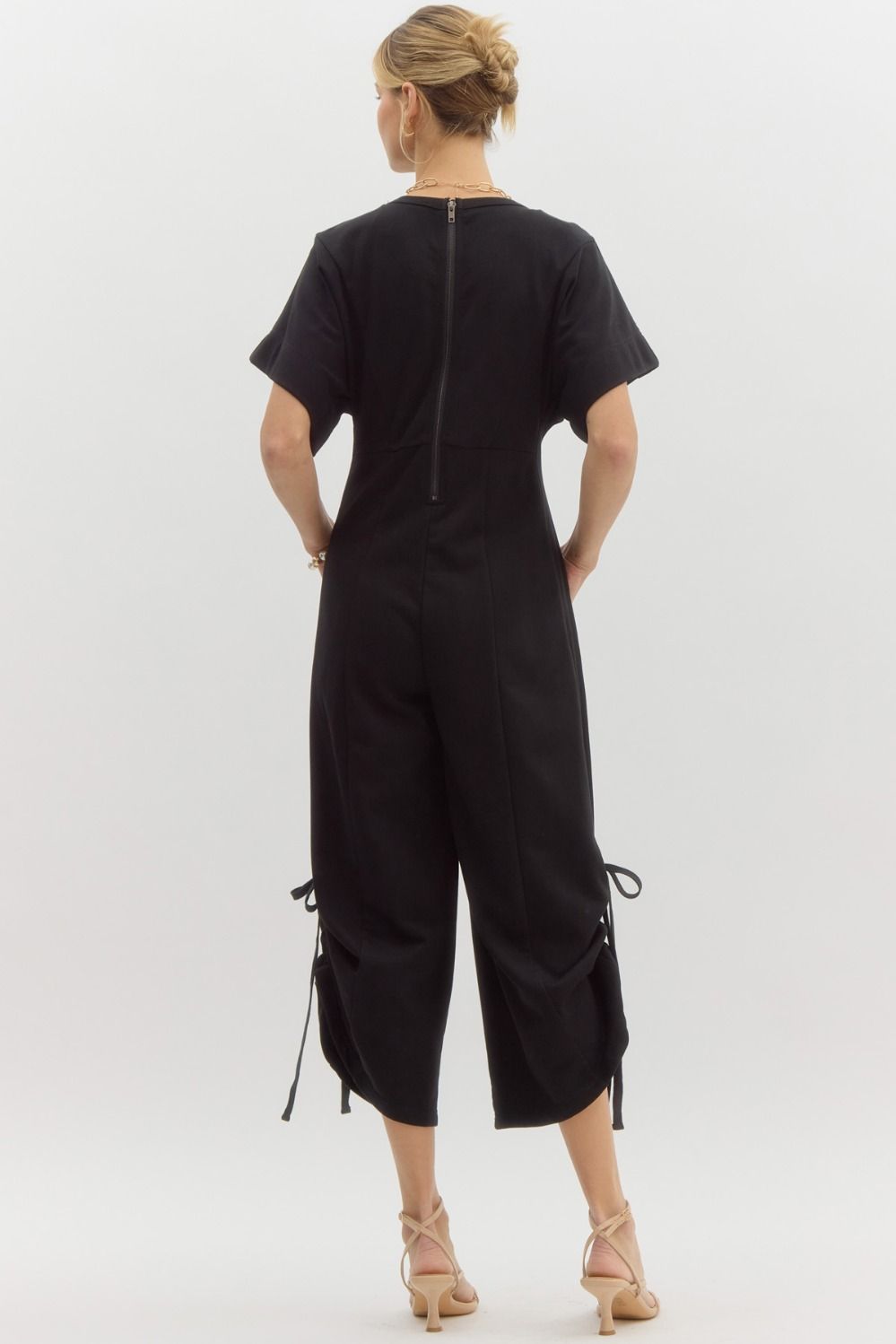 Black Playful Romper