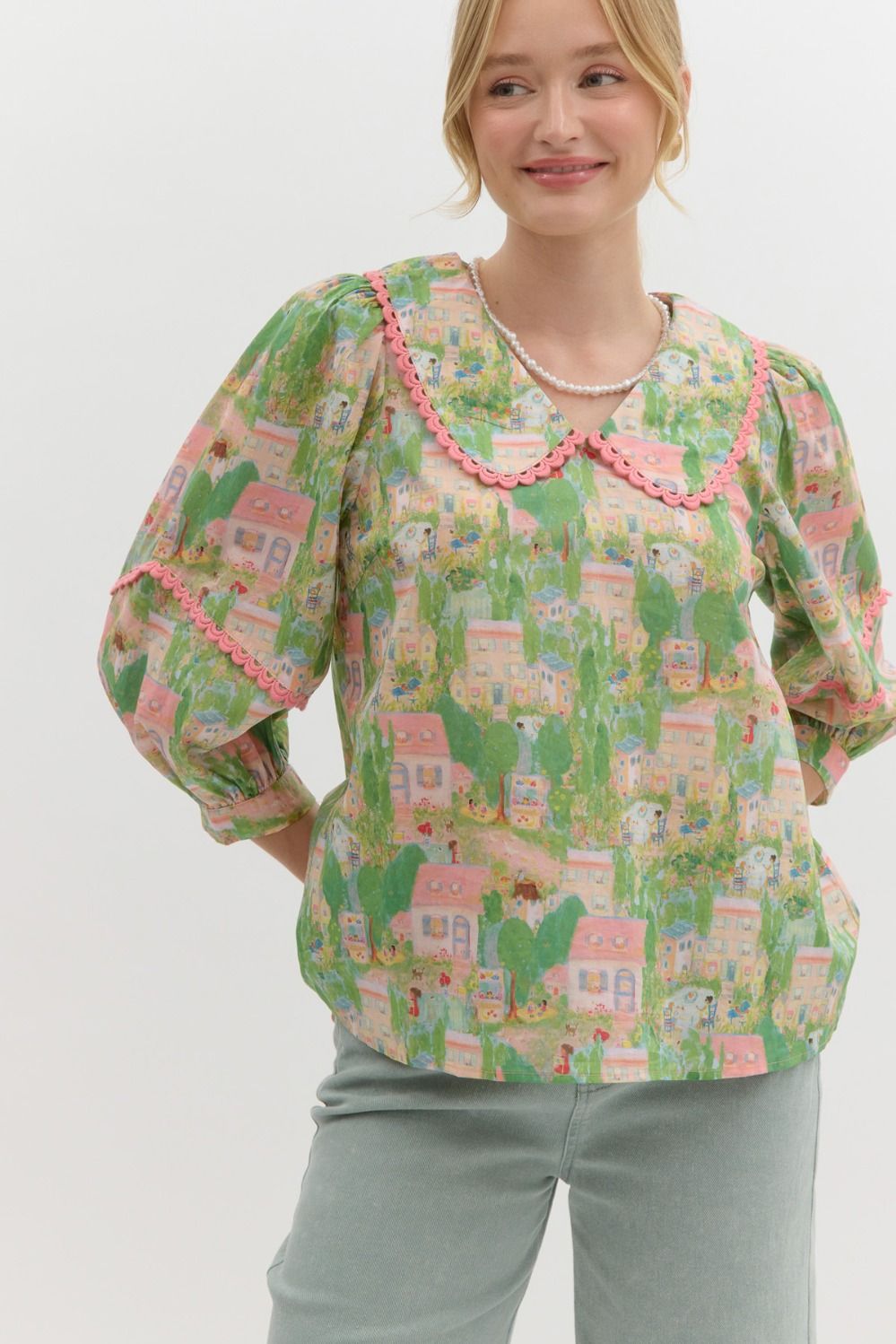 Pink Cottage Blouse