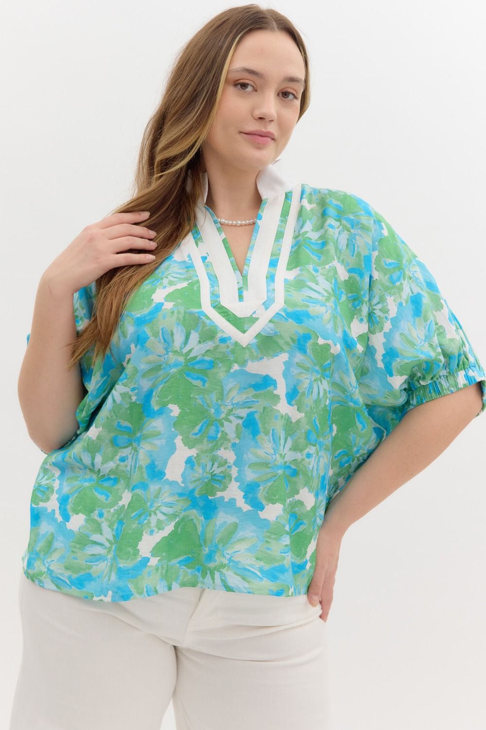 Green Aqua Blouse