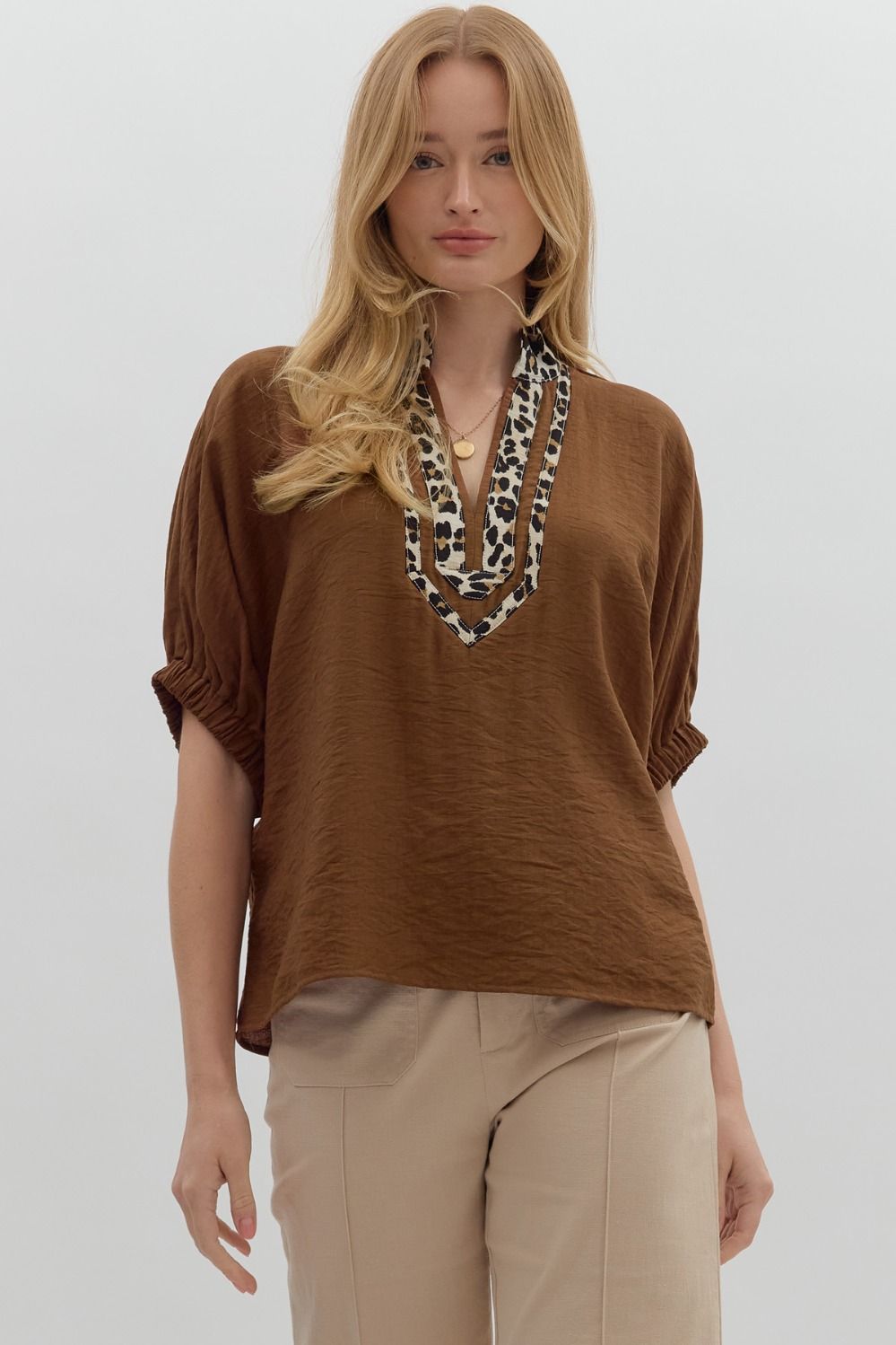 Caramel Exotic Blouse