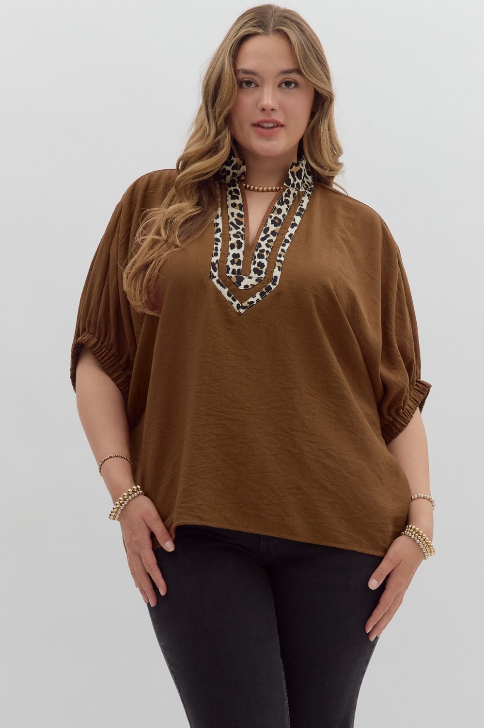 Caramel Exotic Blouse