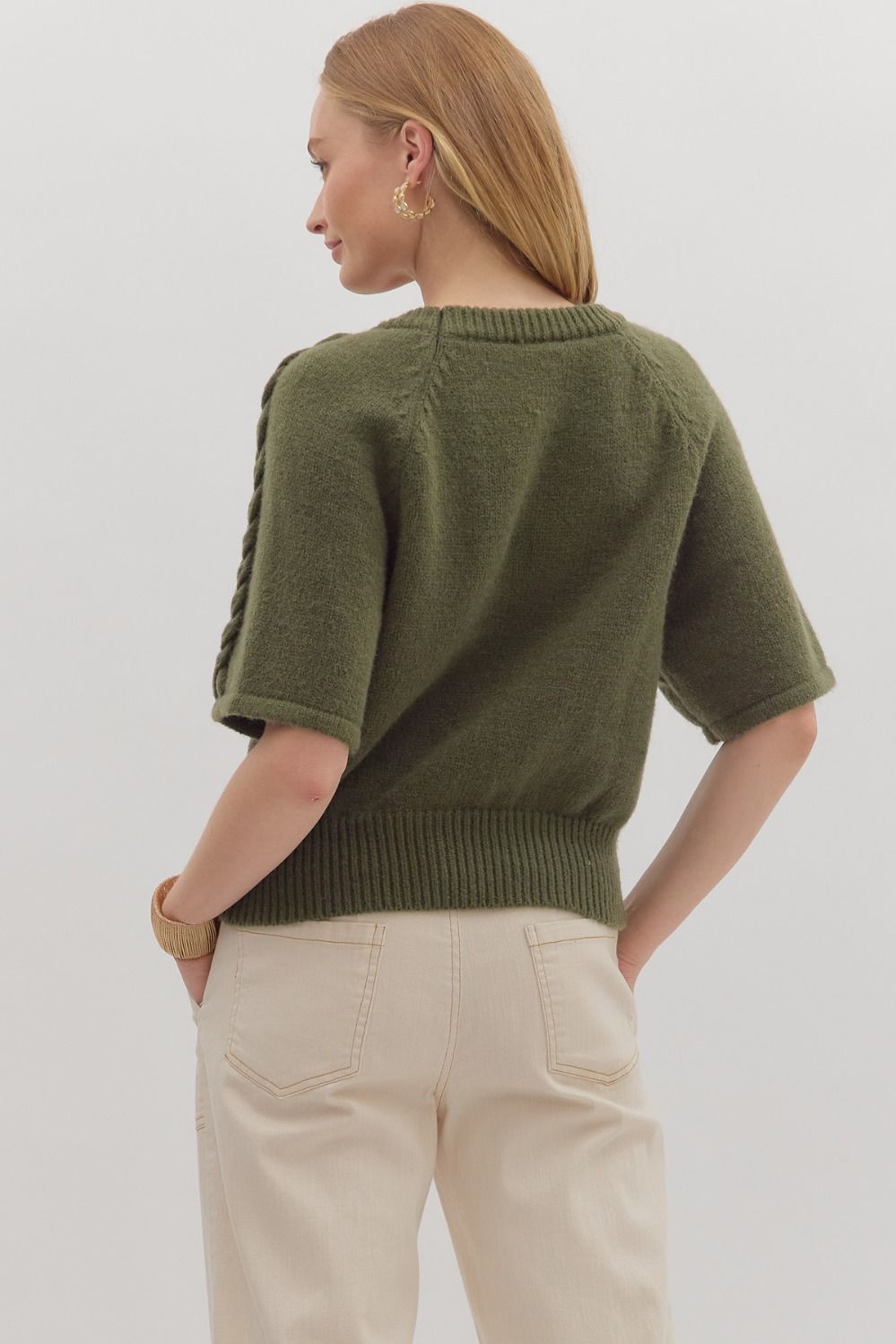 Olive Sweater by Entro