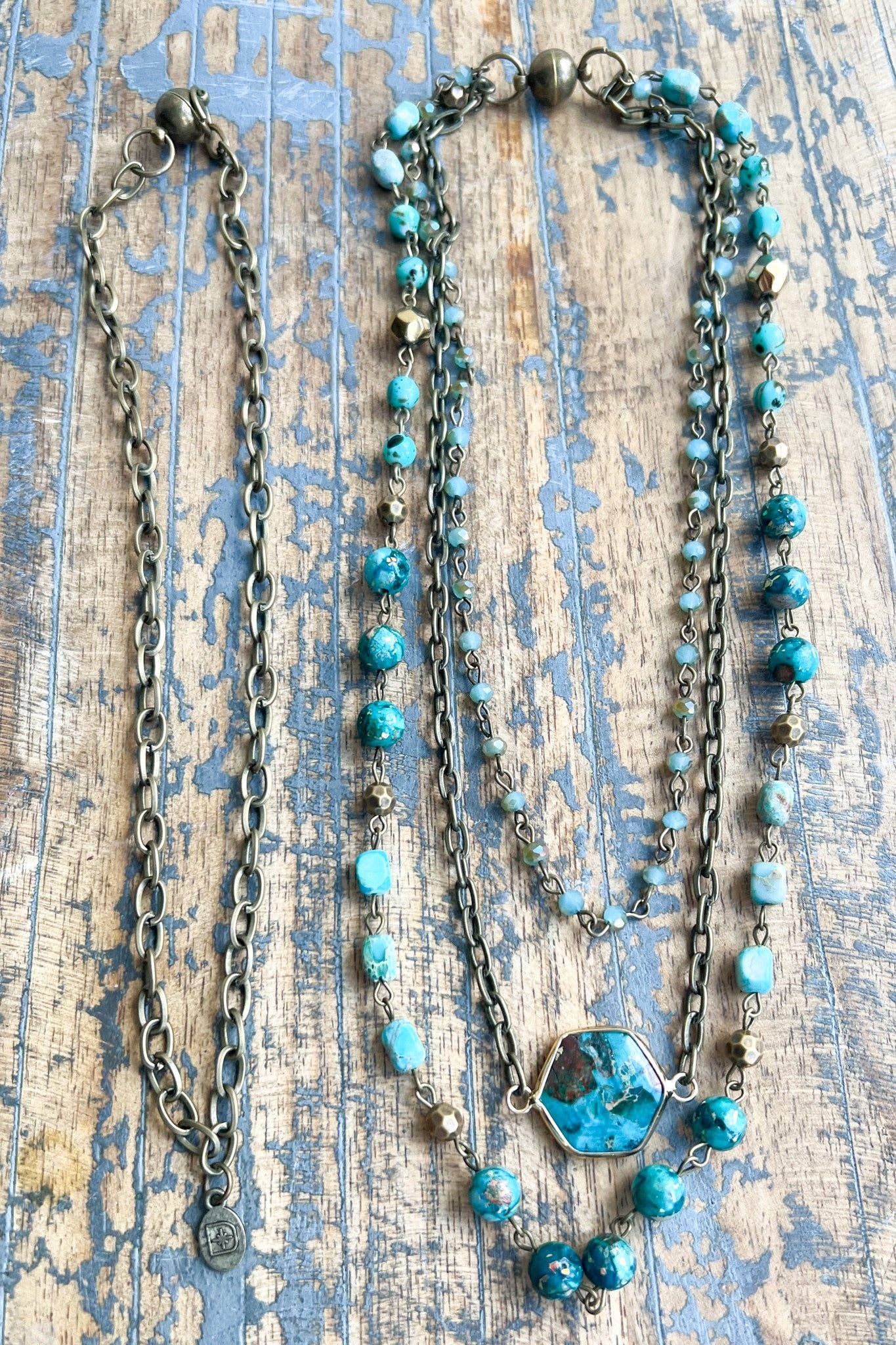 Janet Turquoise Necklace, Earring and Bracelet Set