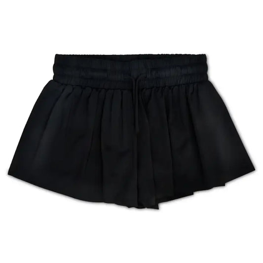 Black Butterfly Girls Shorts