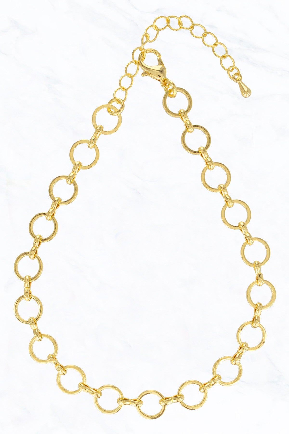Circle Shape Link Chain Anklet