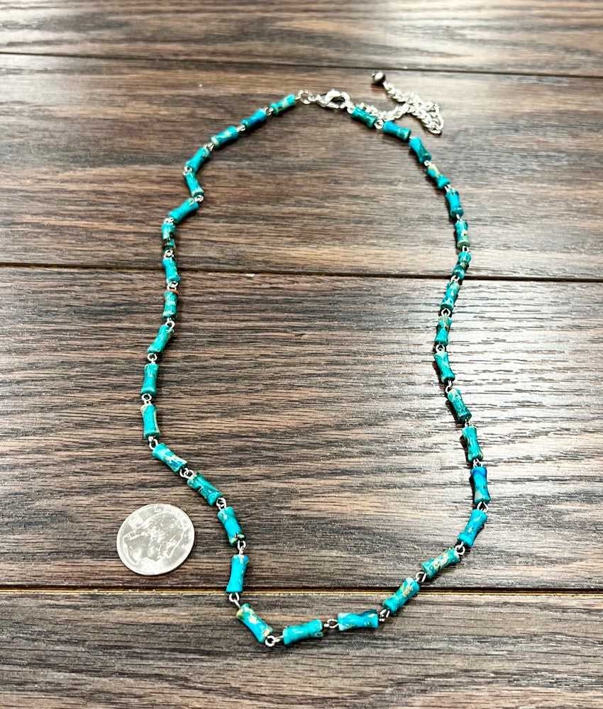 gemstone turquoise necklace
