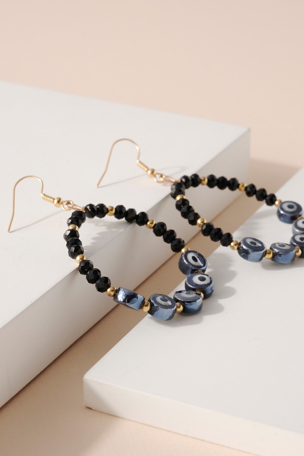 Seeing Eye Bead Dangling Earrings