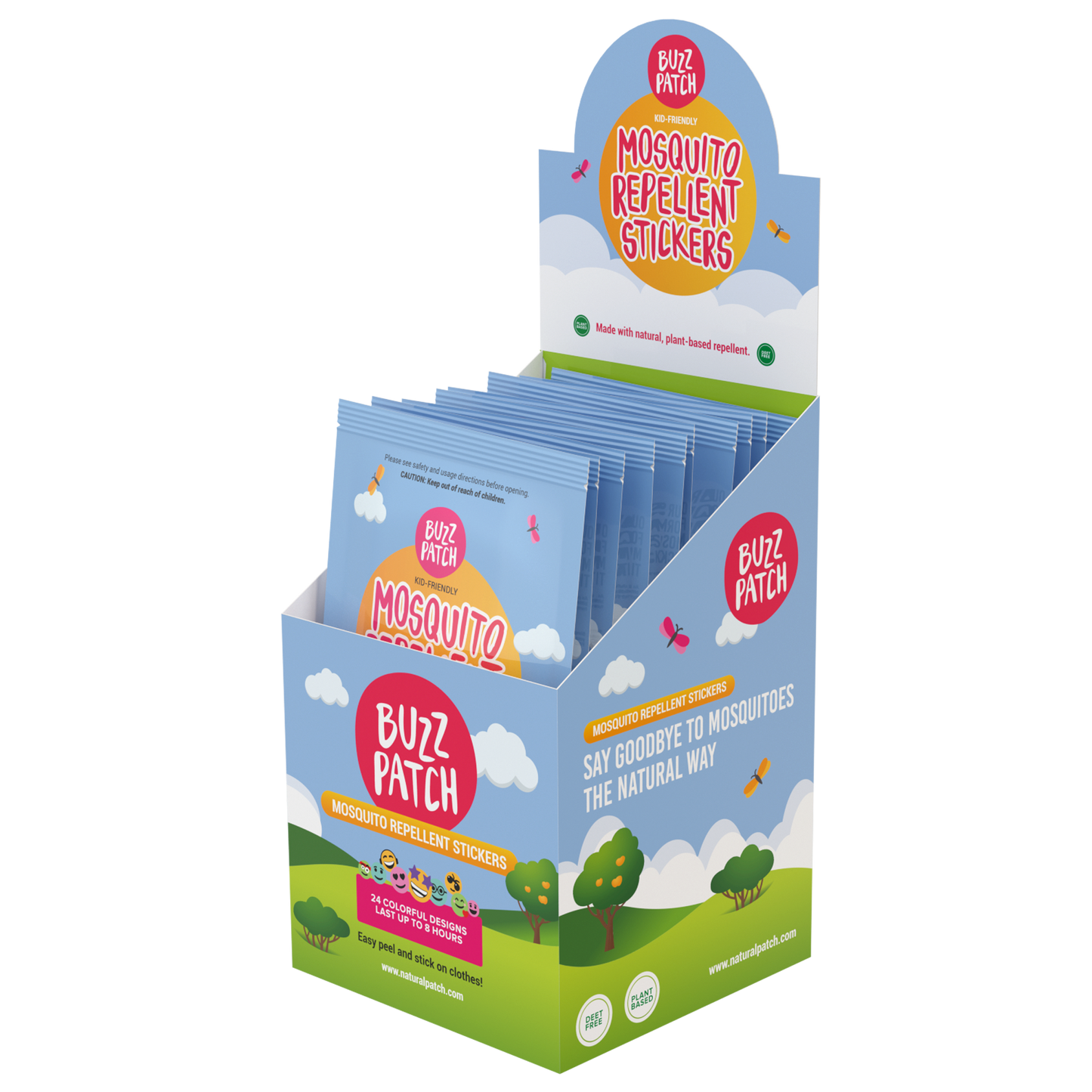 BuzzPatch - Bug, Mosquito, and Insect Repellent Stickers