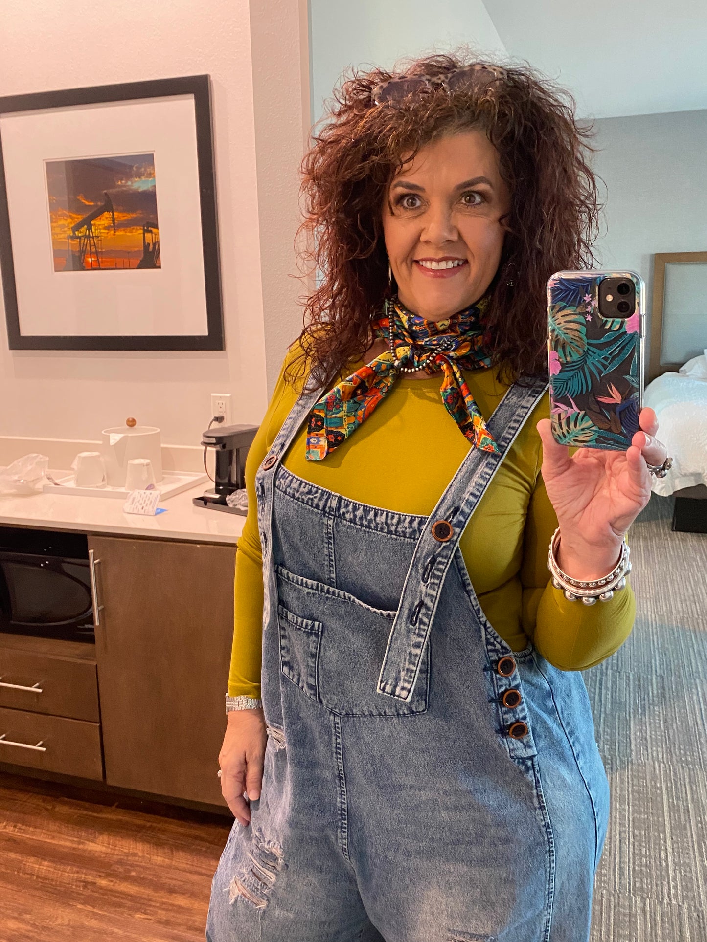 Grunge Denim Distressed Overalls