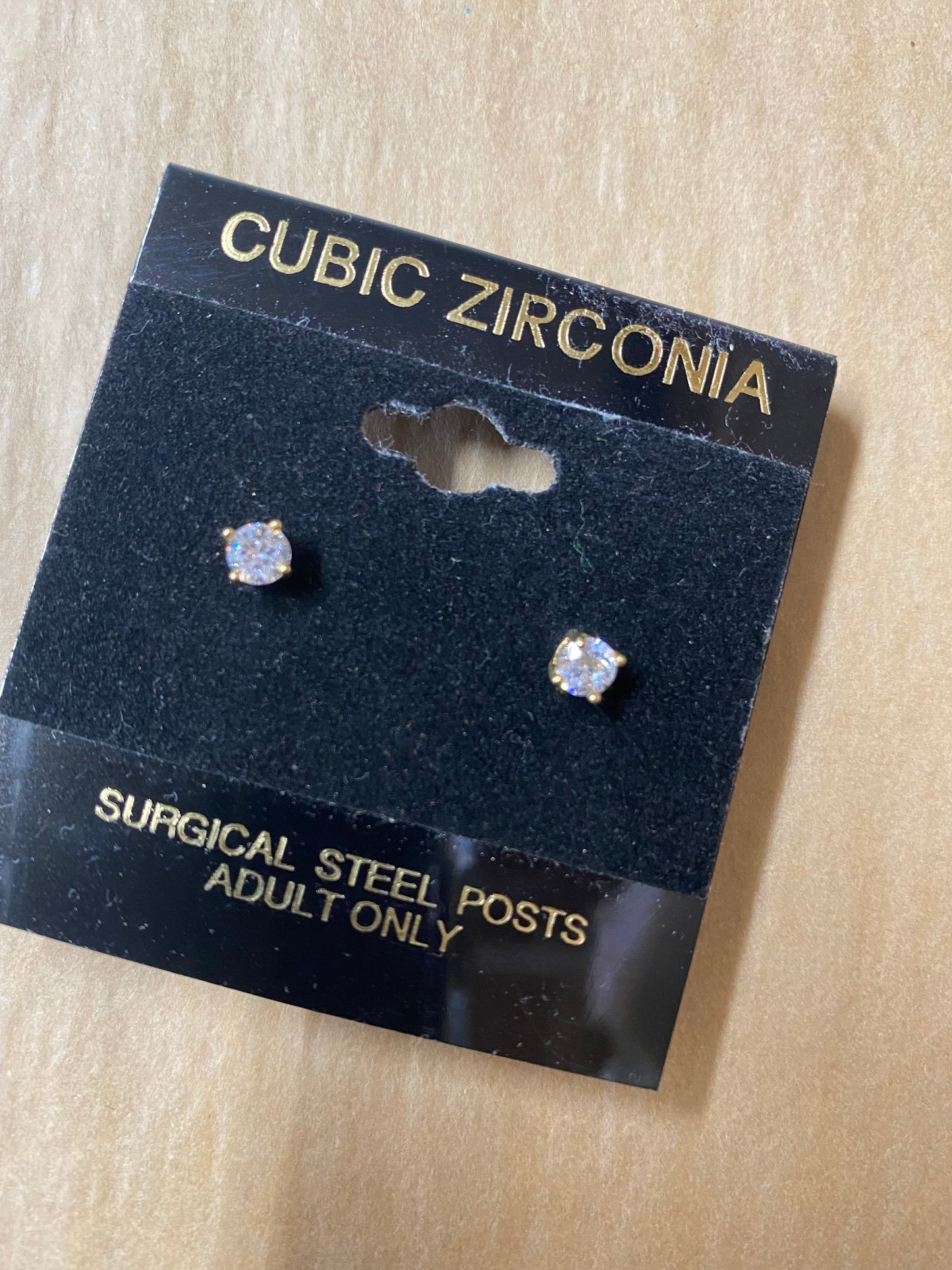 Gold Pierced Earrings