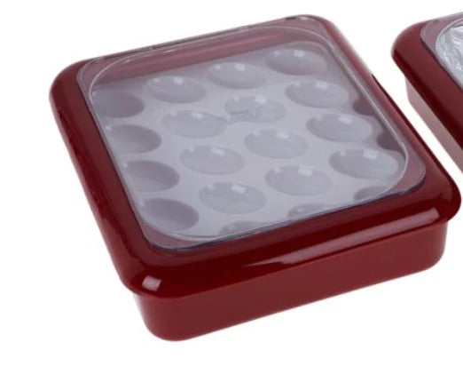 Fancy Panz Deviled Egg / Strawberry Trayz Insert for Fancy Panz 2in1, Holds 20 Eggs, White