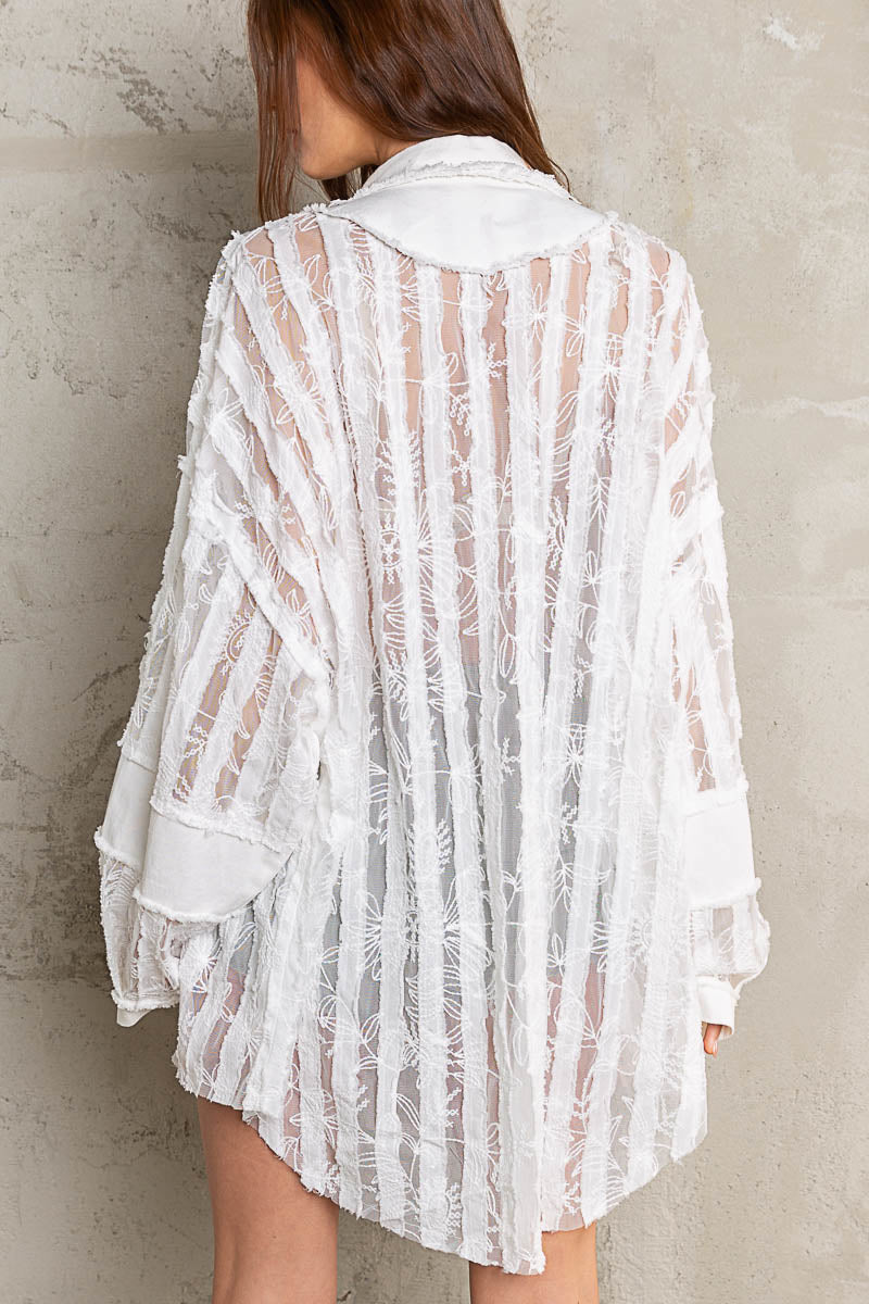 Kyoto Pearl Oversized Blouse