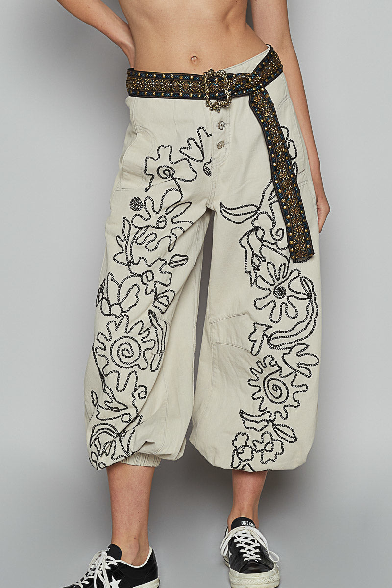Pale Grey Pants