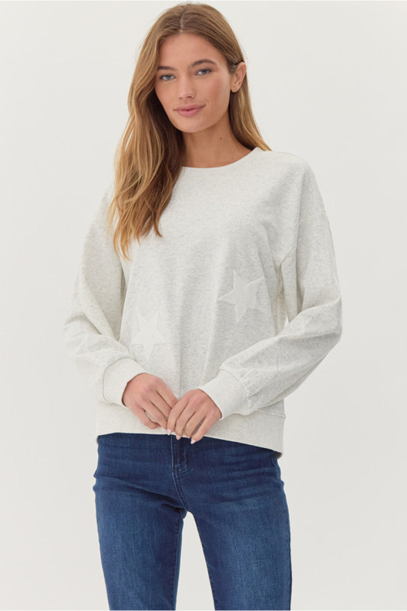 Star Patched Sweatshirt